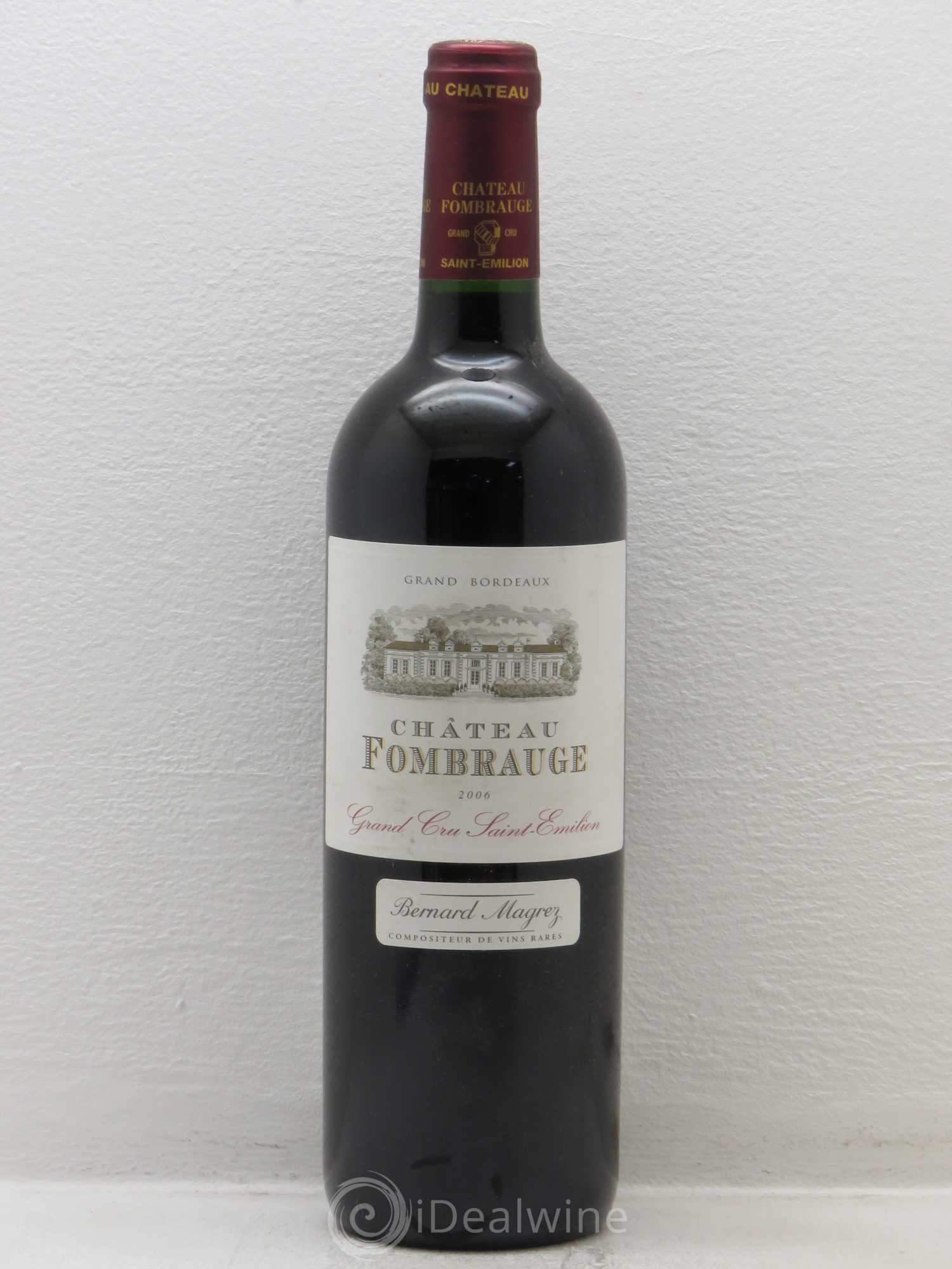 Château Fombrauge Grand Cru Classé 2006 - Lot de 1 bouteille - 0