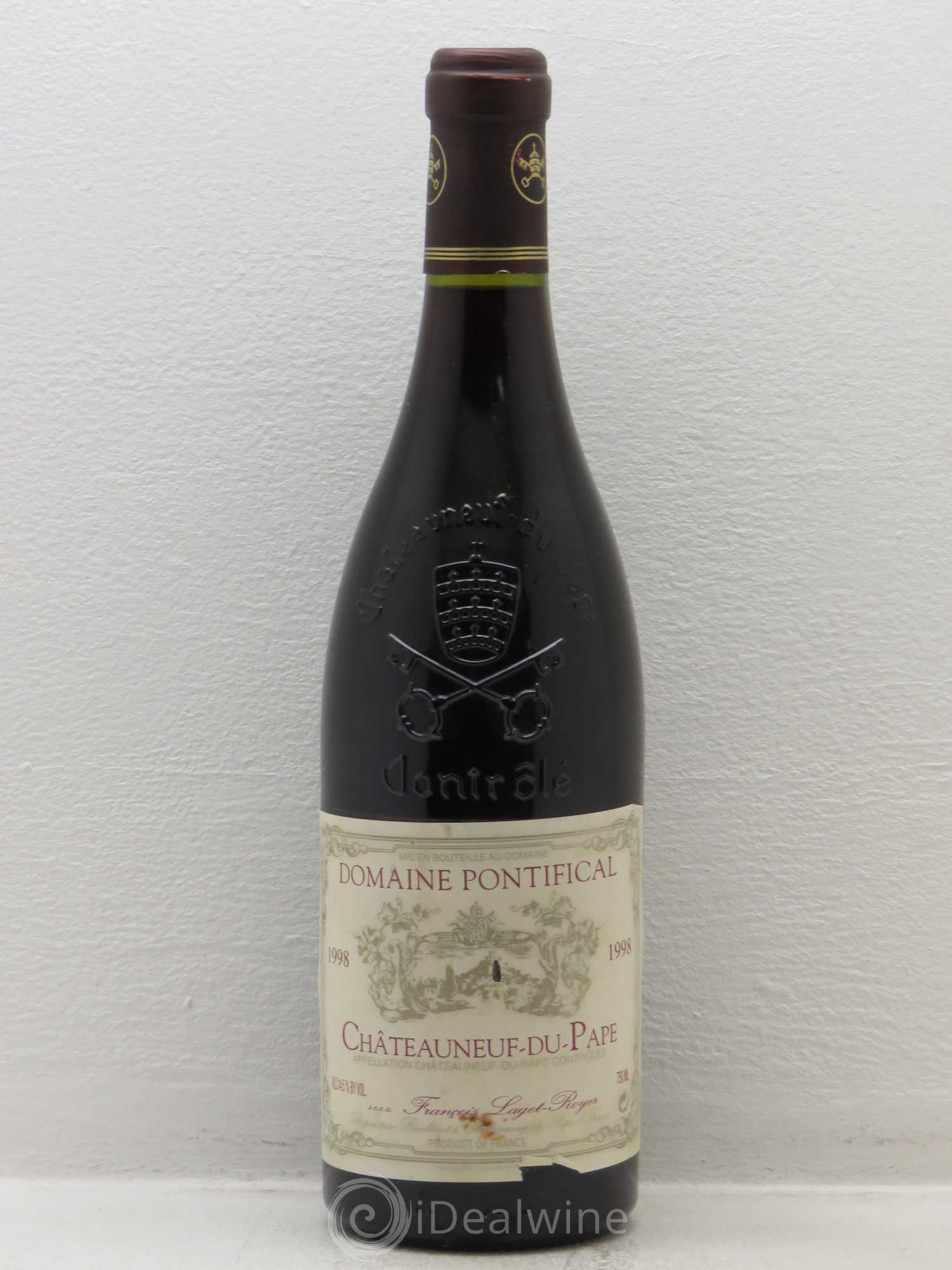 Châteauneuf-du-Pape Pontifical 1998 - Lot de 1 bouteille - 0