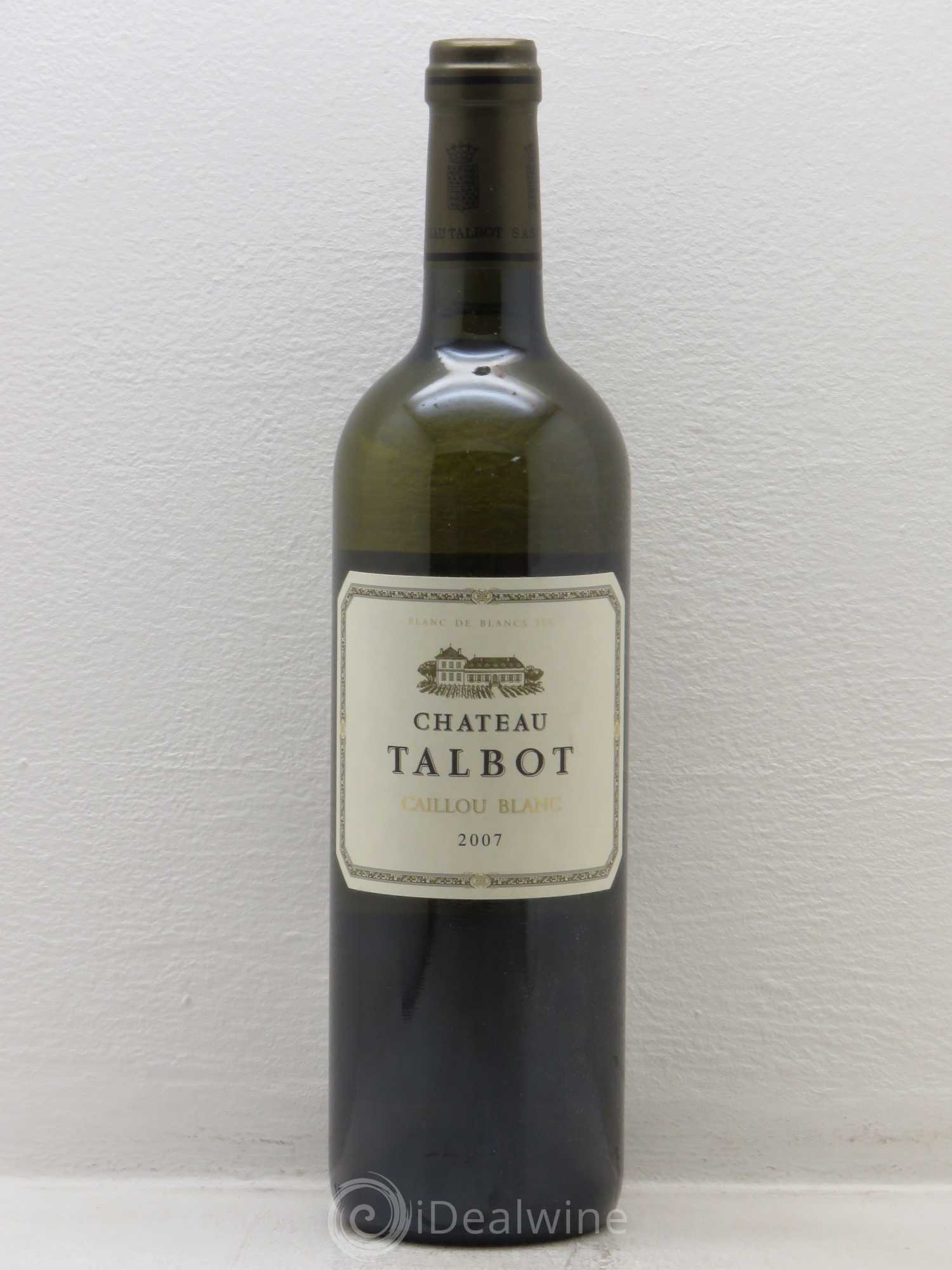 Château Talbot Caillou Blanc 2007 - Lot de 1 bouteille - 0