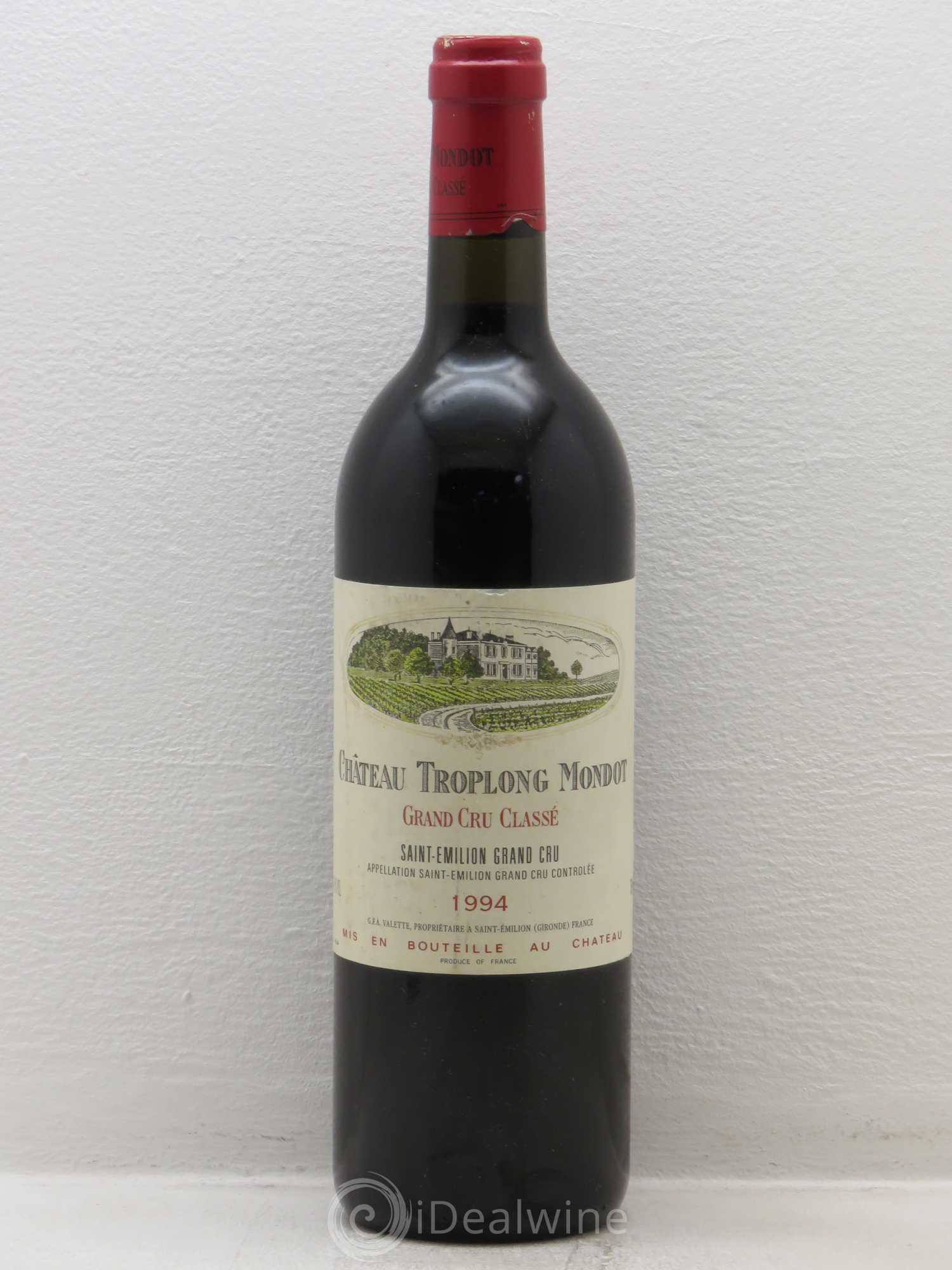 Château Troplong Mondot 1er Grand Cru Classé B 1994 - Lot de 1 bouteille - 0