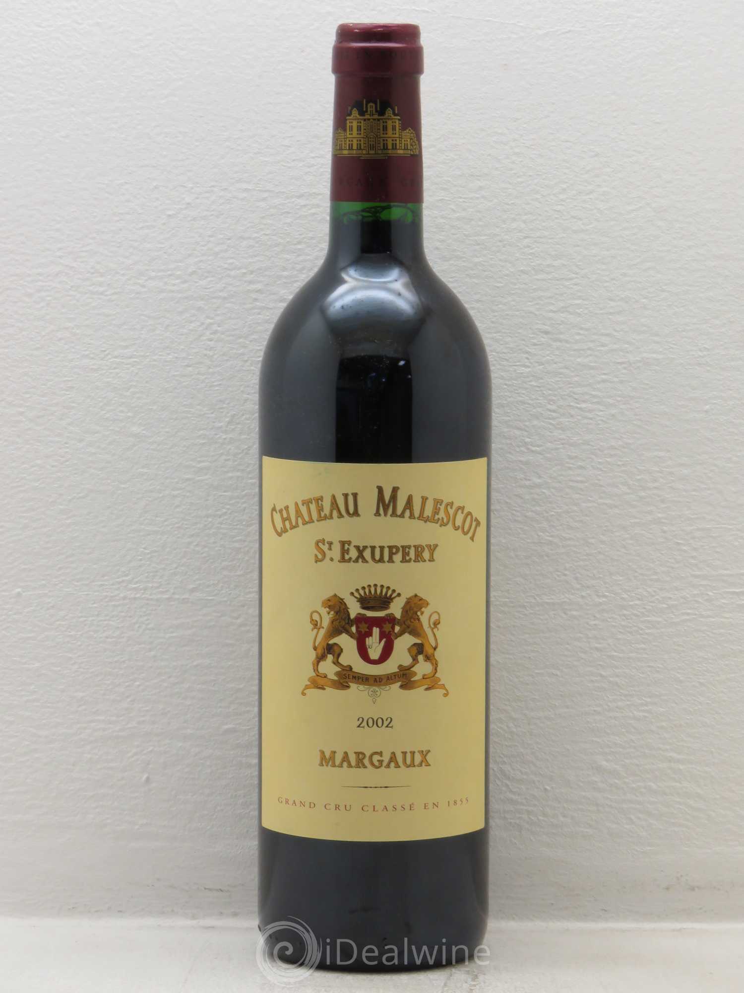 Château Malescot Saint-Exupéry 3ème Grand Cru Classé 2002 - Lot de 1 bouteille - 0