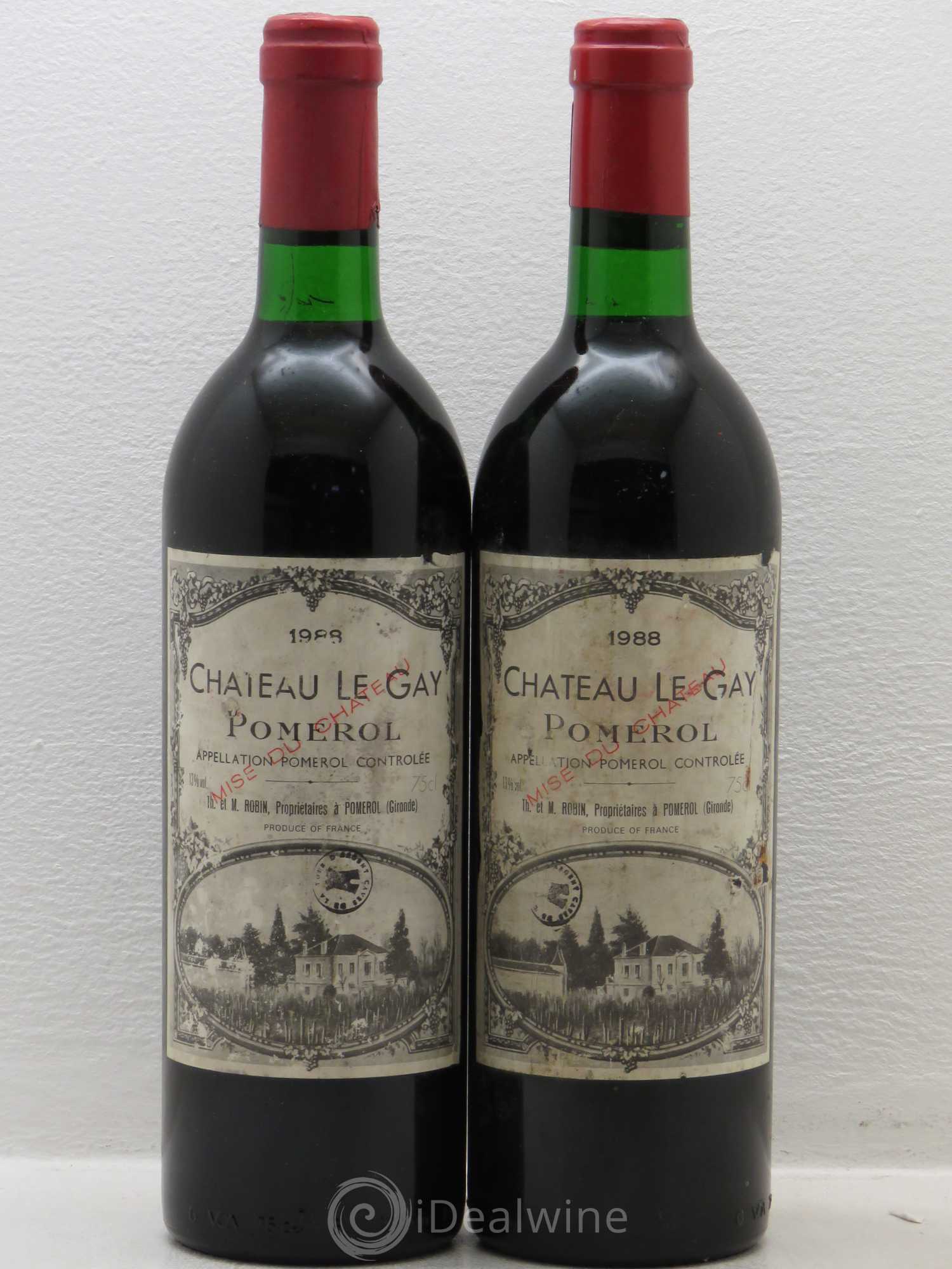 Château Le Gay (sans prix de réserve) 1988 - Lot de 2 bouteilles - 0