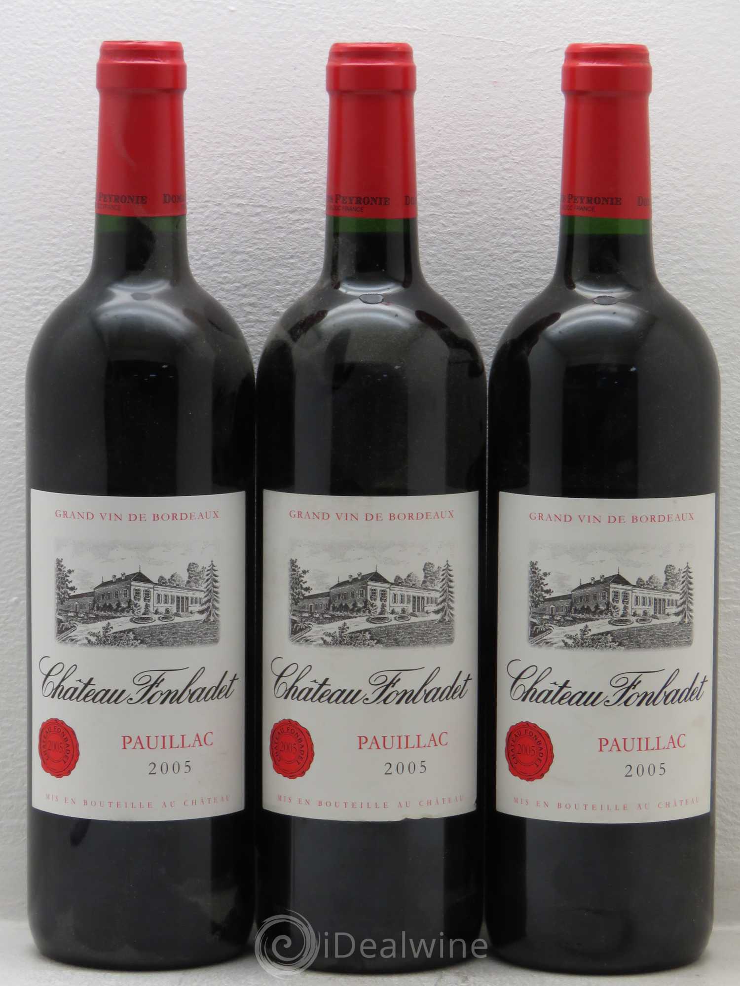 Château Fonbadet 2005 - Lot de 6 bouteilles - 1