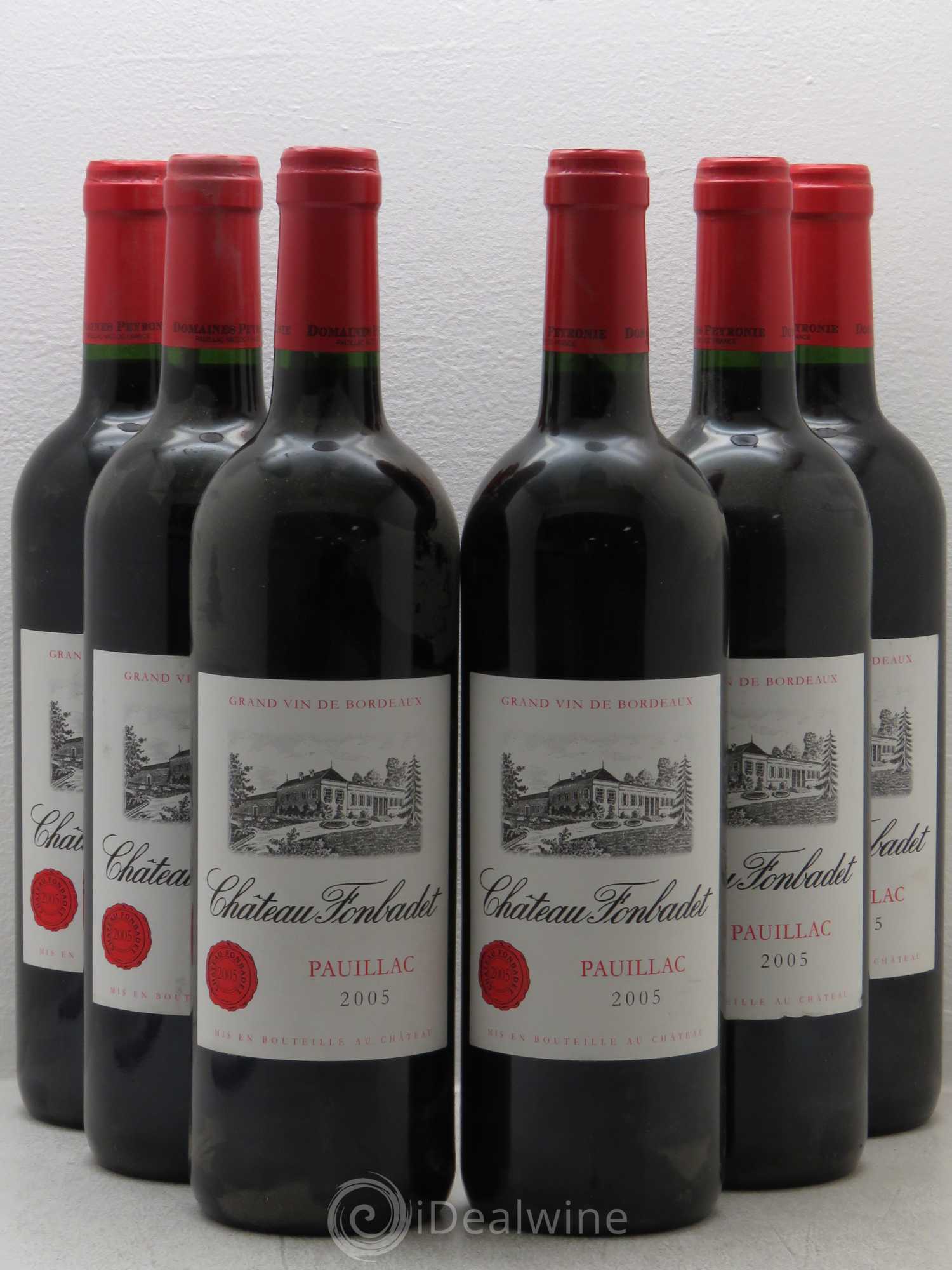 Château Fonbadet 2005 - Lot de 6 bouteilles - 0