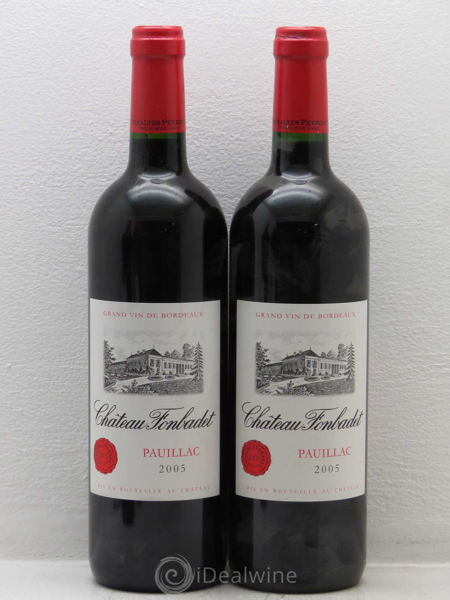 Château Fonbadet 2005 - Lot de 5 bouteilles - 2