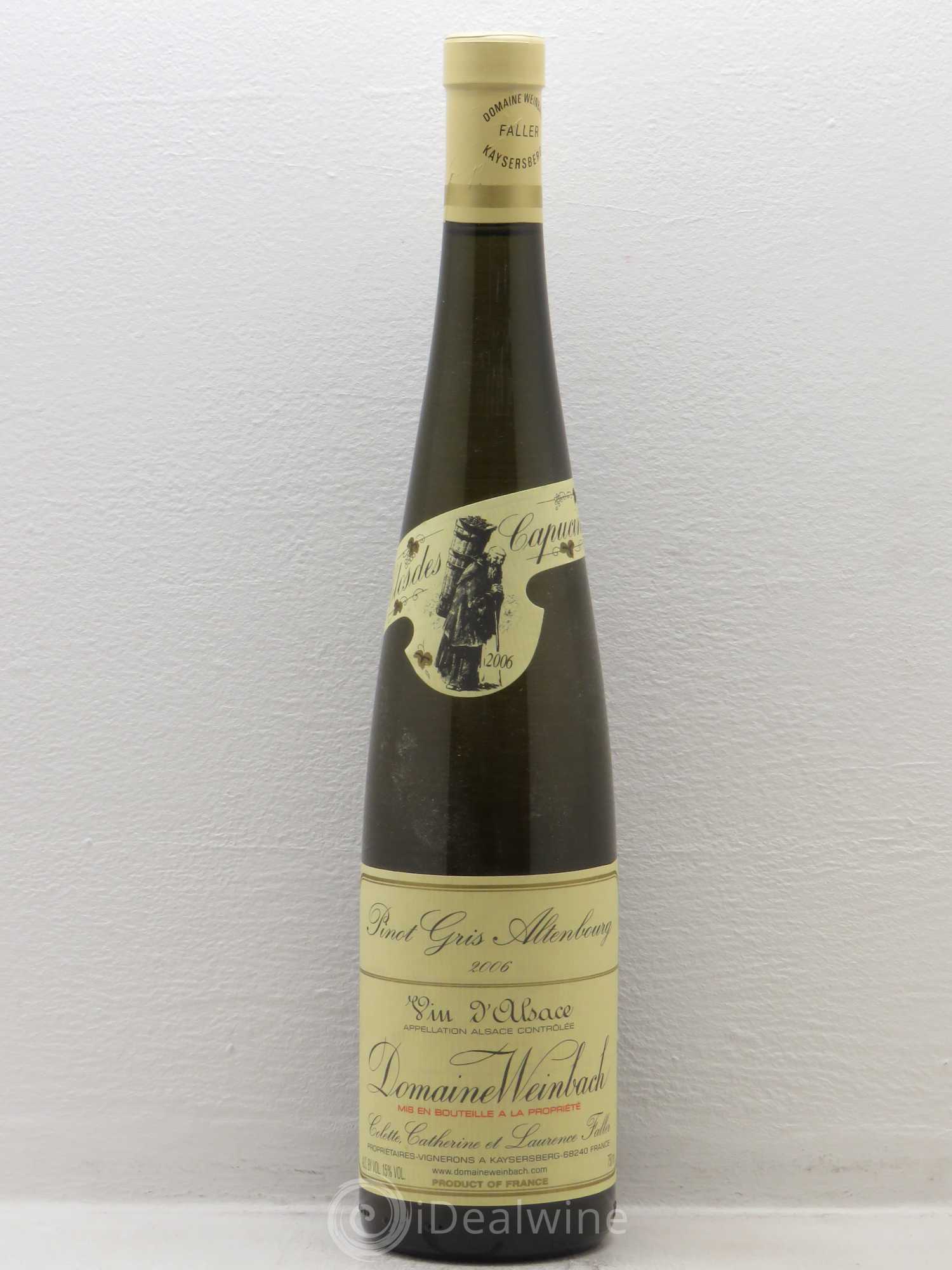Pinot Gris Altenbourg (sans prix de réserve) 2006 - Posten von 1 Flasche - 0