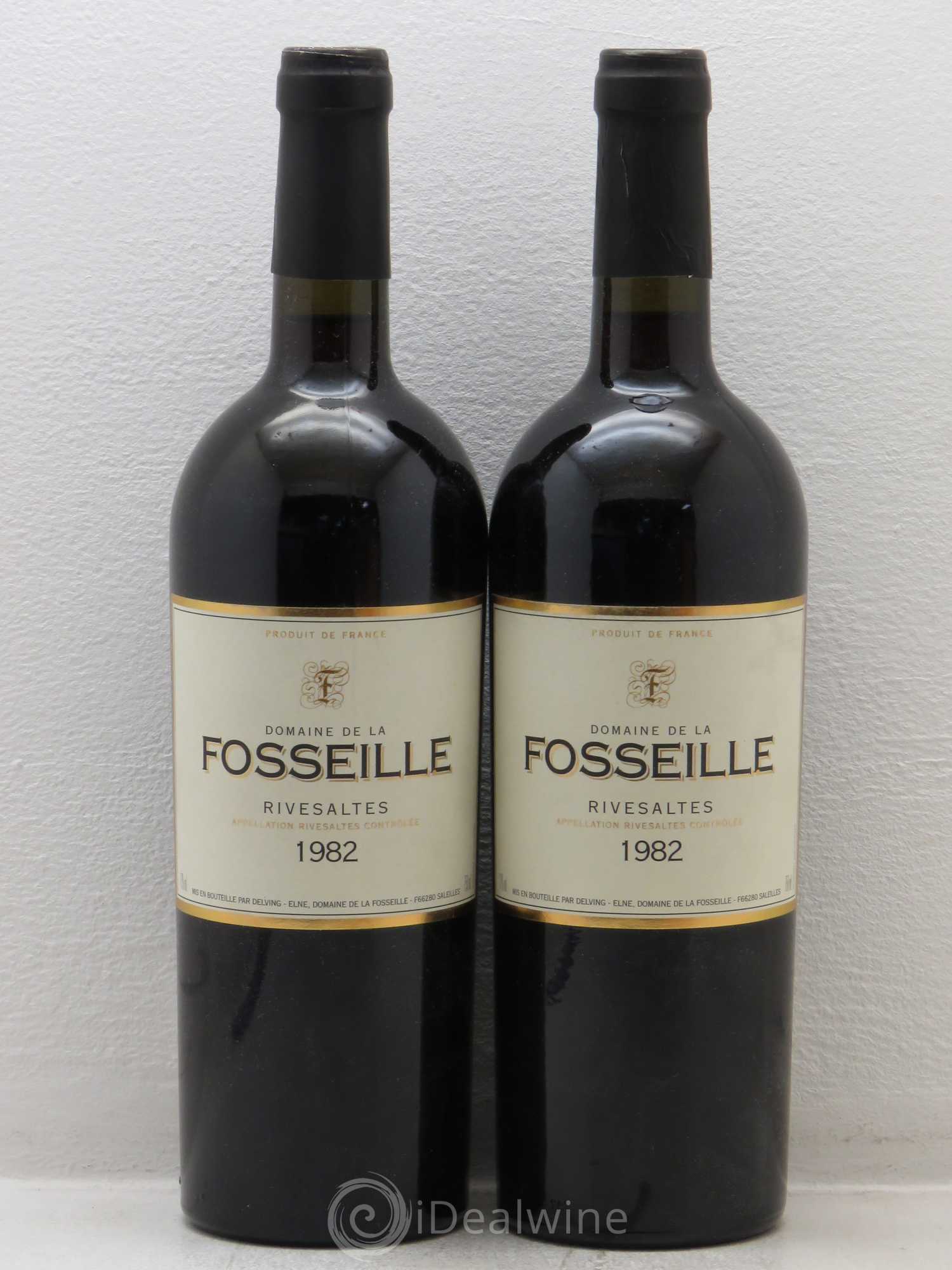 Rivesaltes Domaine de la Fosseille 1982 - Posten von 2 Flaschen - 0