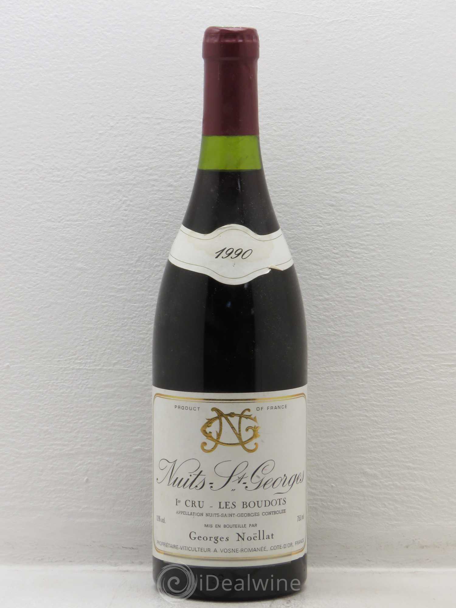 Nuits-Saint-Georges 1er Cru G.Noellat Les Boudots 1990 - Posten von 1 Flasche - 0