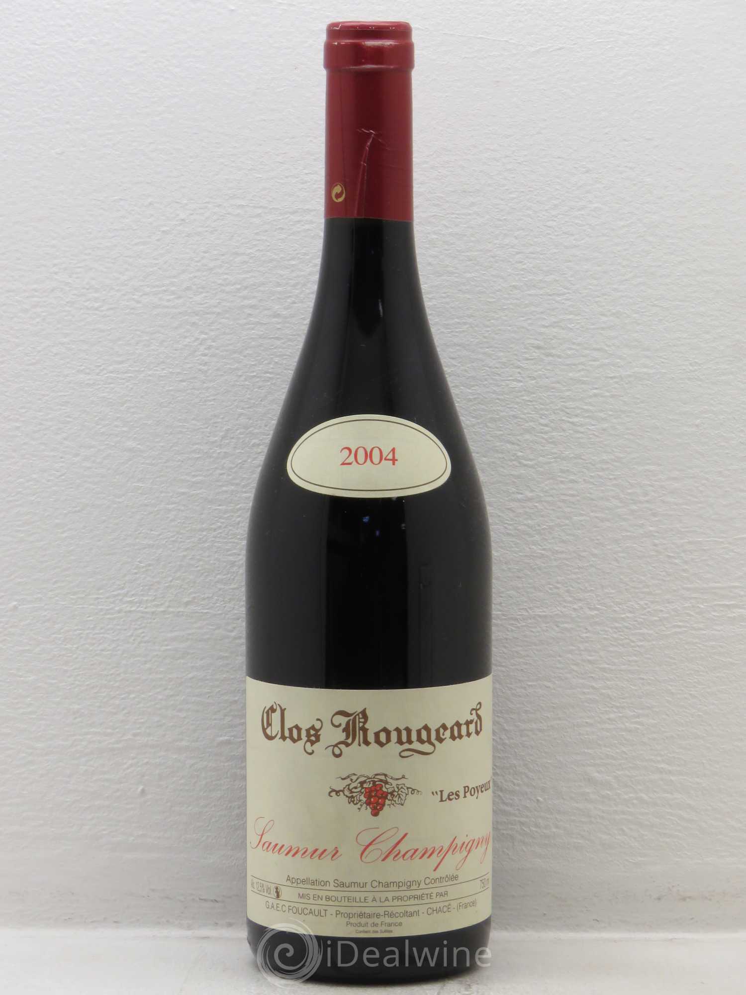 Saumur-Champigny Les Poyeux Clos Rougeard 2004 - Lot de 1 bouteille - 0