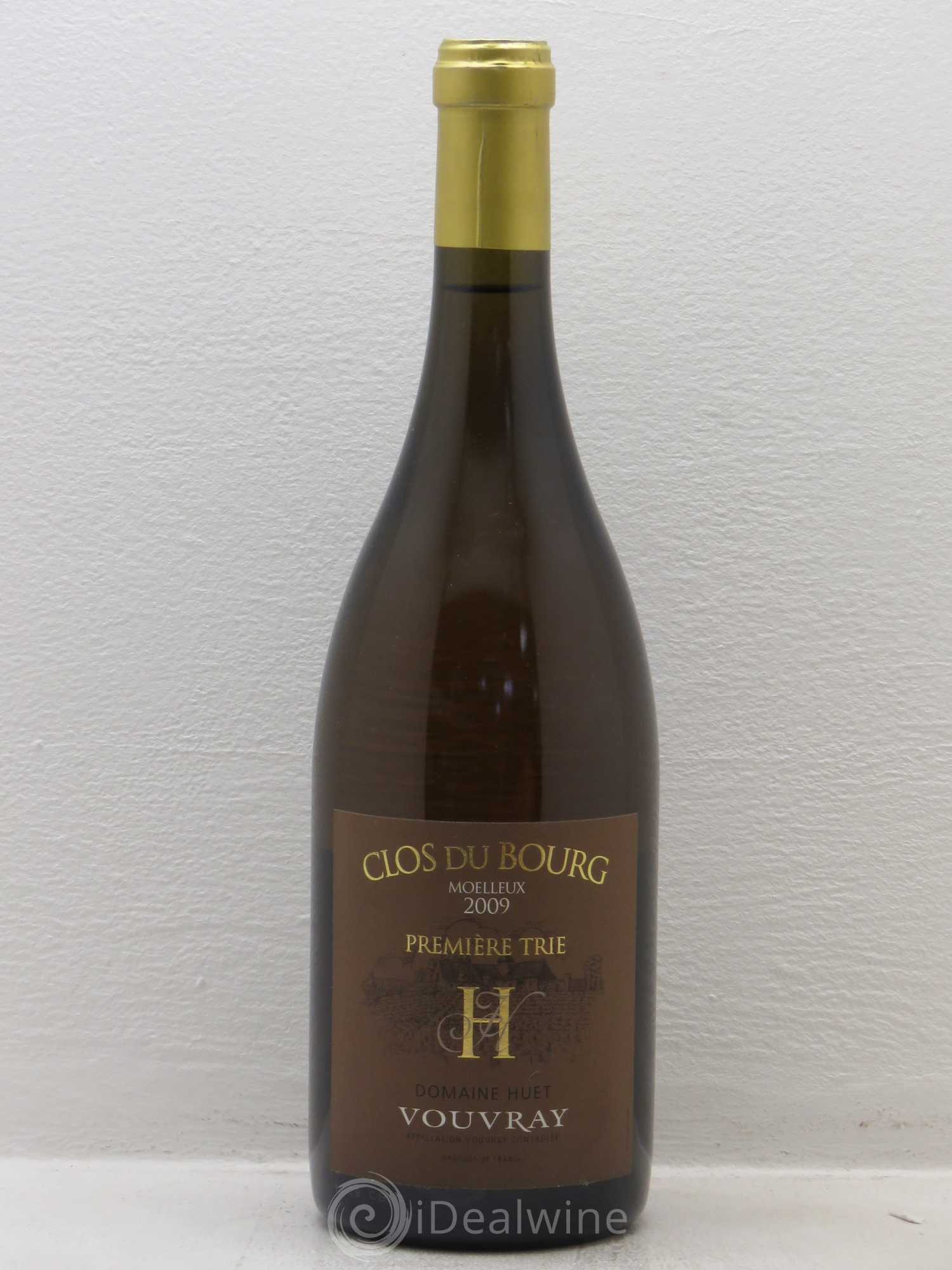 Vouvray Clos du Bourg Moelleux 1ère trie Domaine Huet 2009 - Lotto di 1 bottiglia - 0
