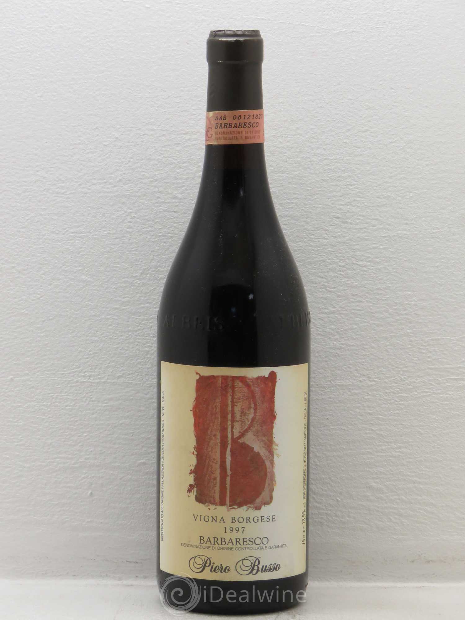Barbaresco DOCG Vigna Borgese Piero Busso 1997 - Posten von 1 Flasche - 0