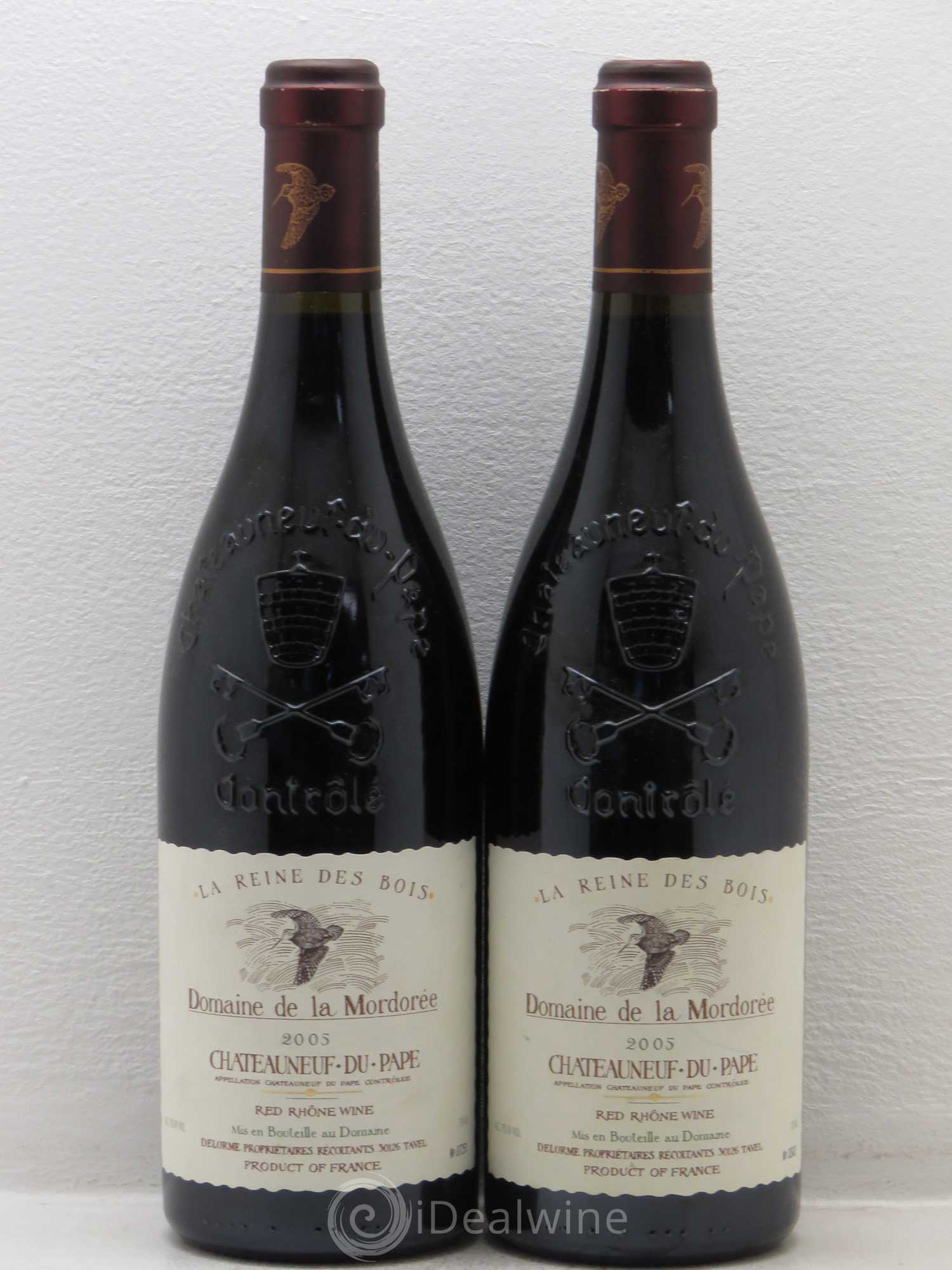 Châteauneuf-du-Pape Cuvée de la Reine des Bois La Mordorée (Domaine de) 2005 - Lot de 2 bouteilles - 0