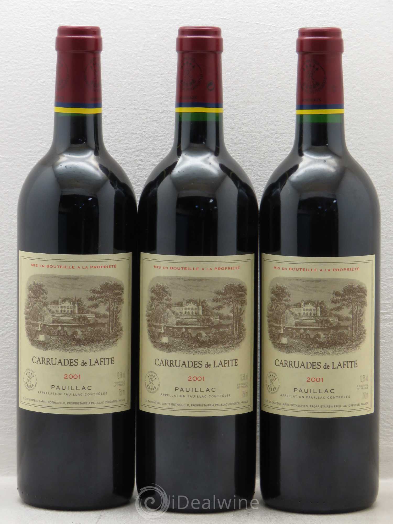 Carruades de Lafite Rothschild Second Vin 2001 - Lot de 12 bouteilles - 1