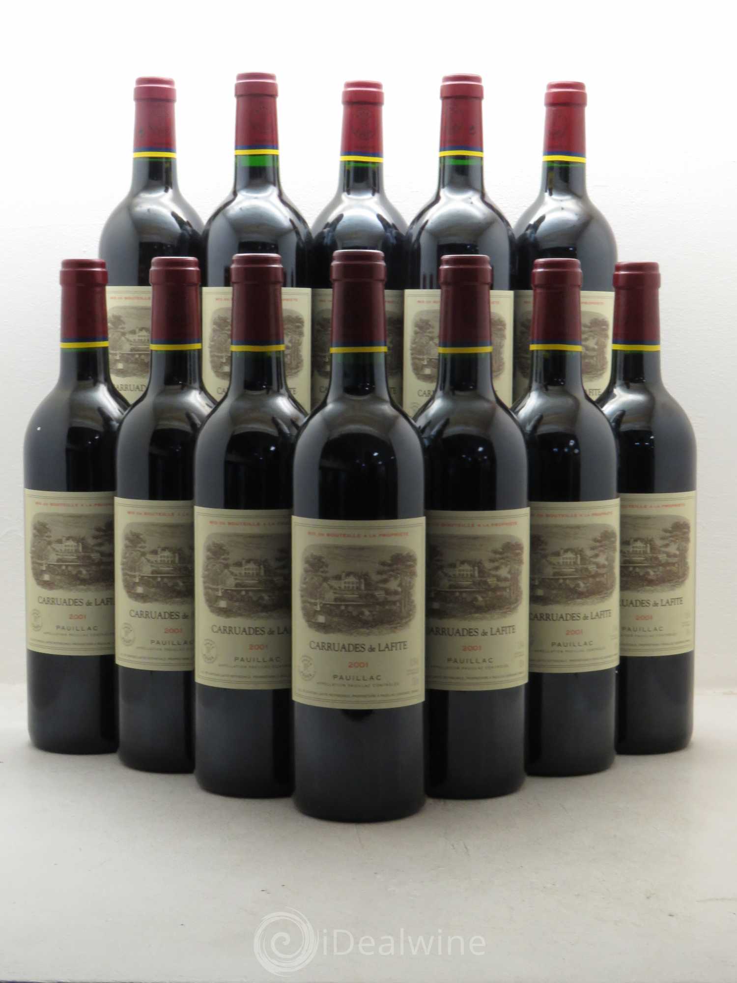Carruades de Lafite Rothschild Second Vin 2001 - Lot de 12 bouteilles - 0