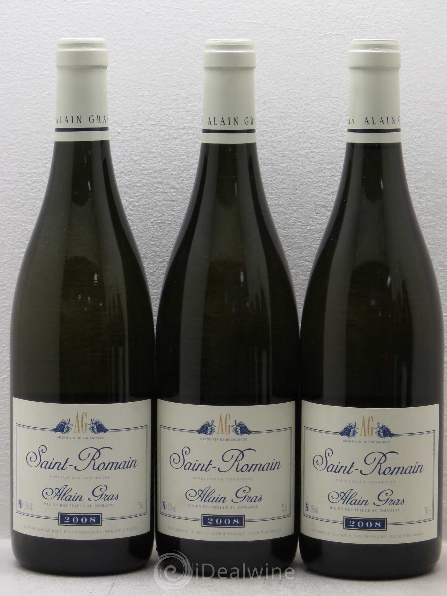 Saint-Romain A.Gras (sans prix de réserve) 2008 - Posten von 6 Flaschen - 1