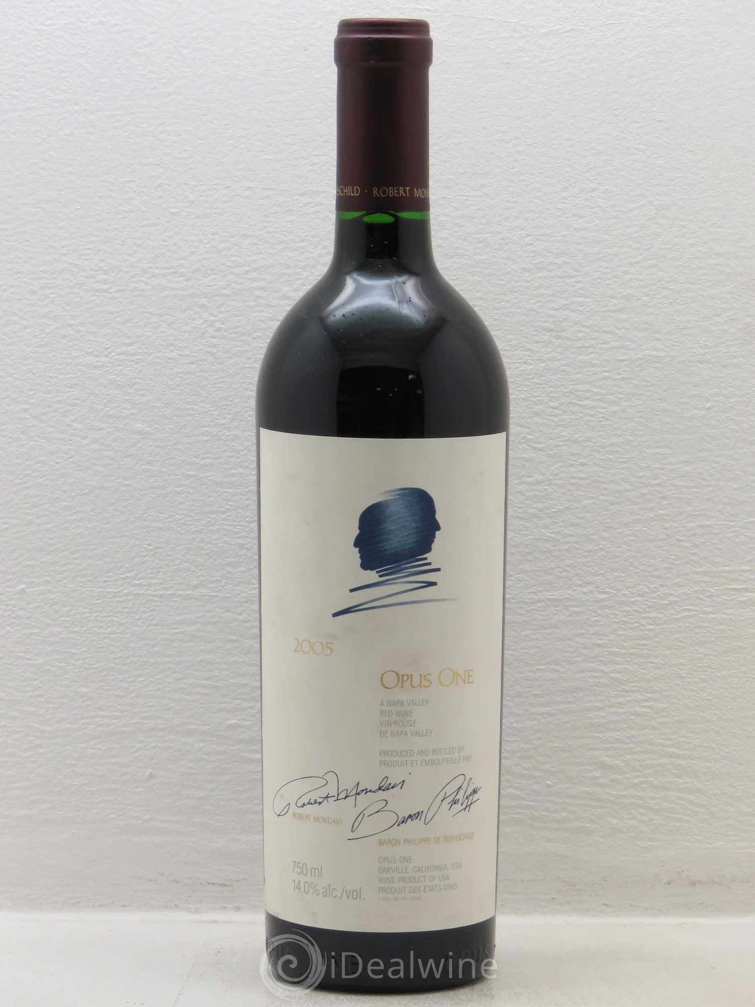 Napa Valley Opus One Robert Mondavi 2005 - Lot de 1 bouteille - 0