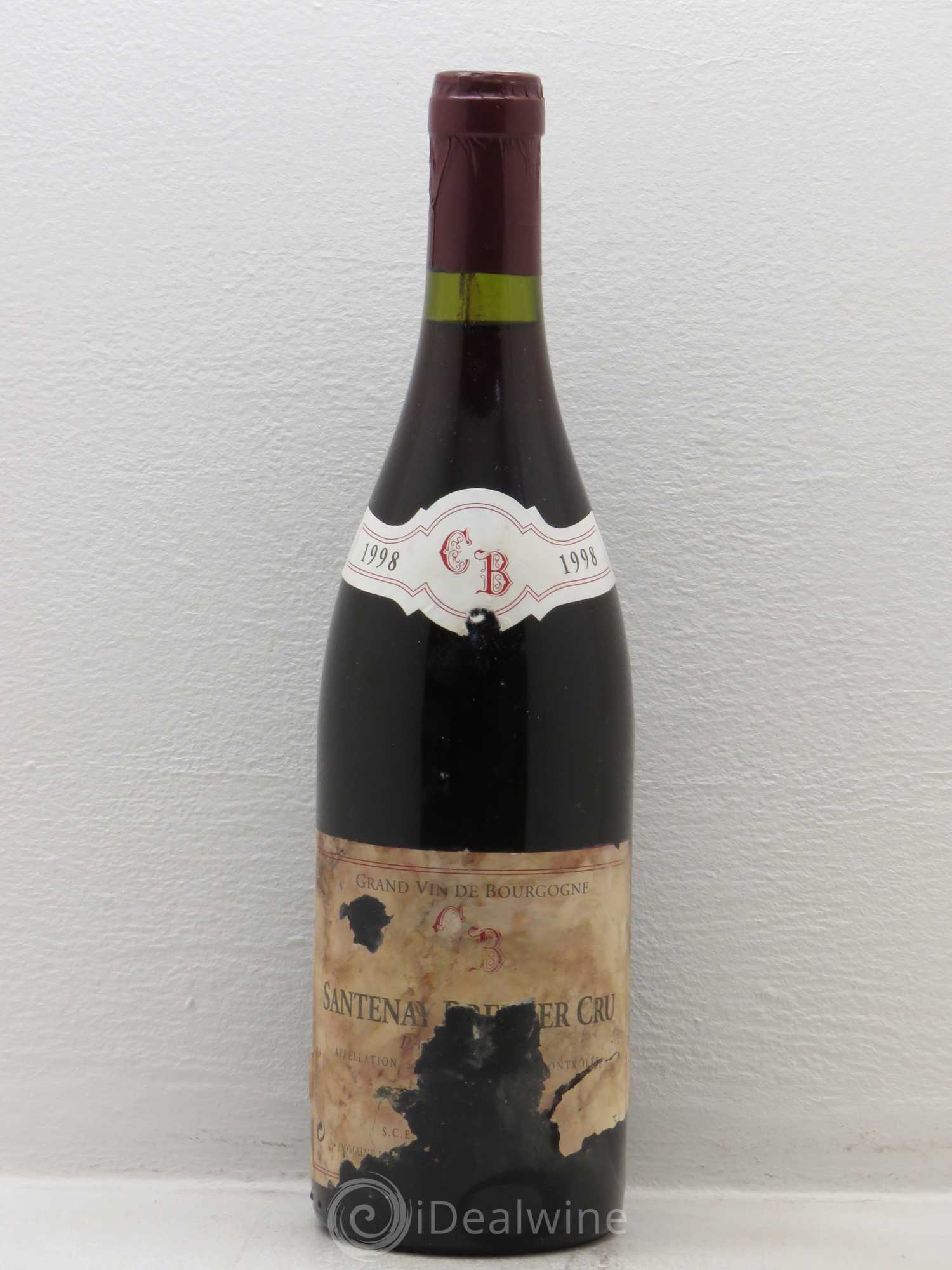 Santenay 1er Cru Clos De Bellefond (sans prix de réserve) 1998 - Posten von 1 Flasche - 0