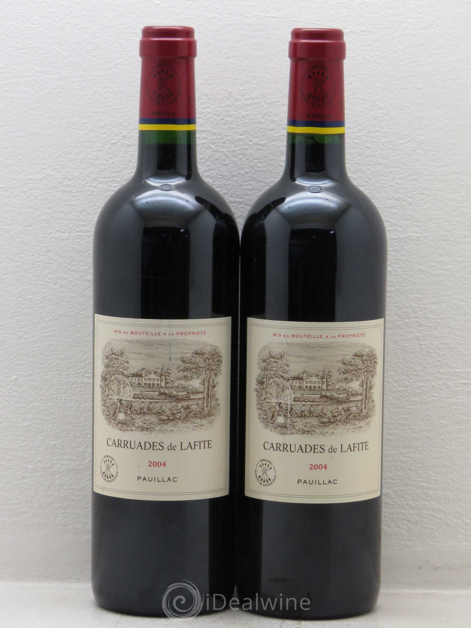 Carruades de Lafite Rothschild Second Vin 2004 - Lot de 2 bouteilles - 0