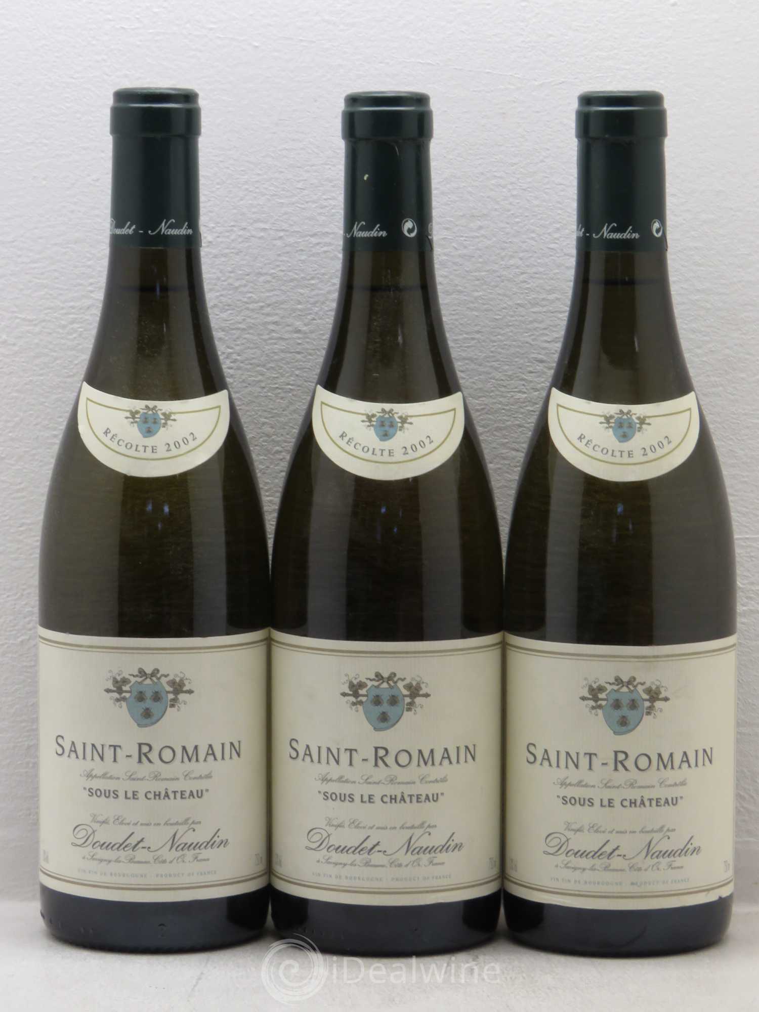 Saint-Romain Doudet Naudin Sous Le Château (sans prix de réserve) 2002 - Posten von 3 Flaschen - 0
