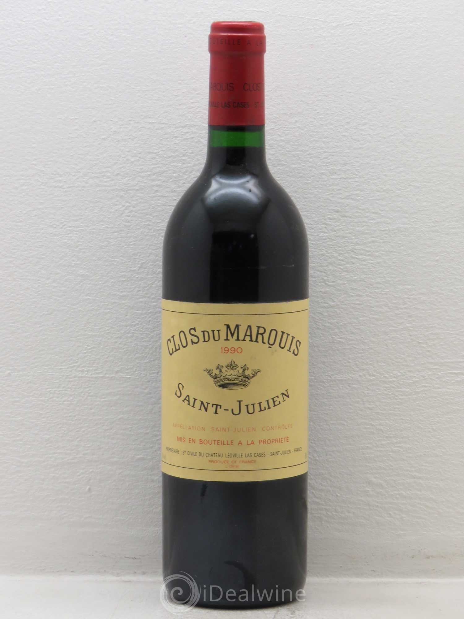 Clos du Marquis 1990 - Lot de 1 bouteille - 0