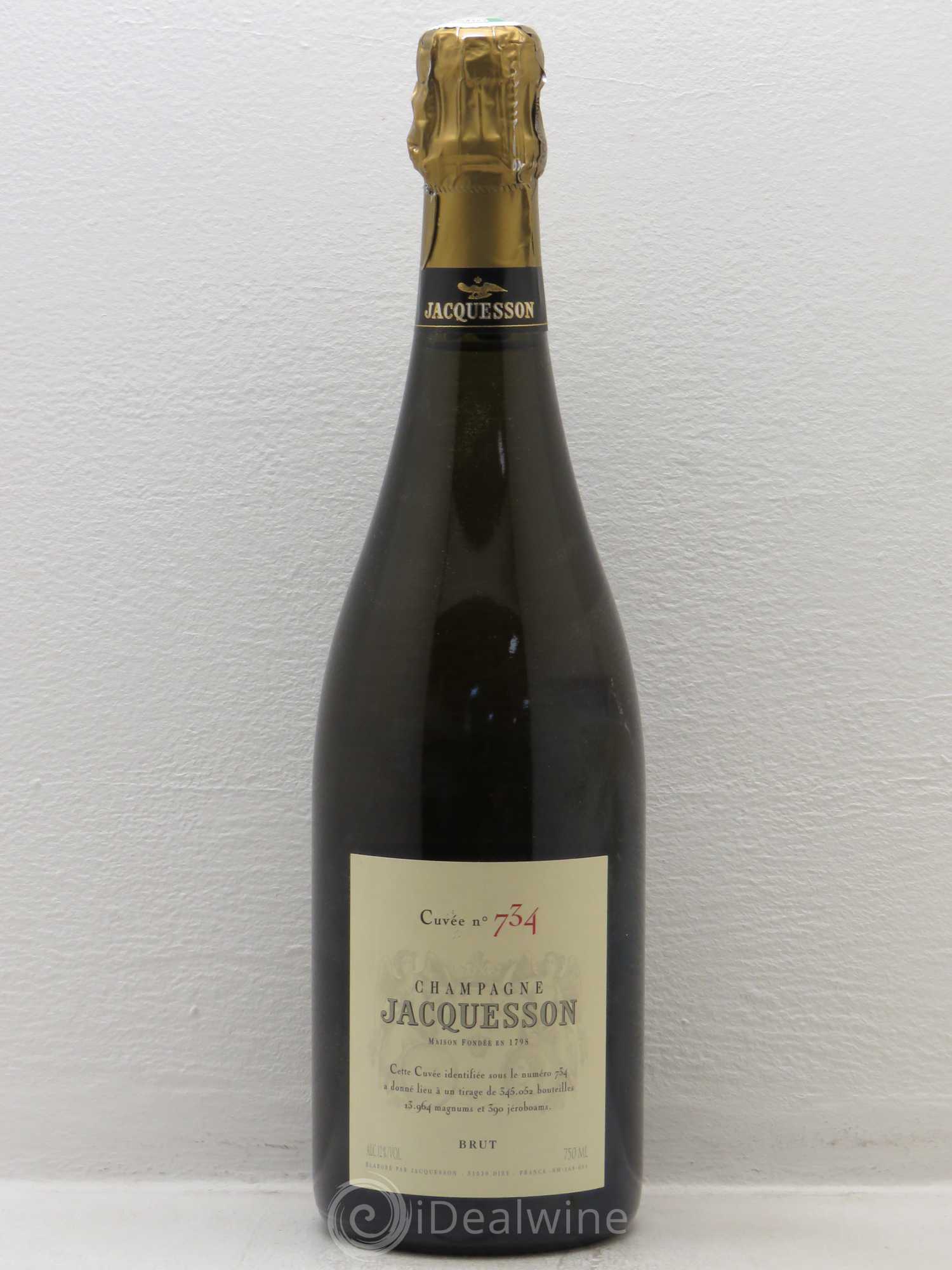Cuvée 734 Jacquesson - Lot de 1 bouteille - 0