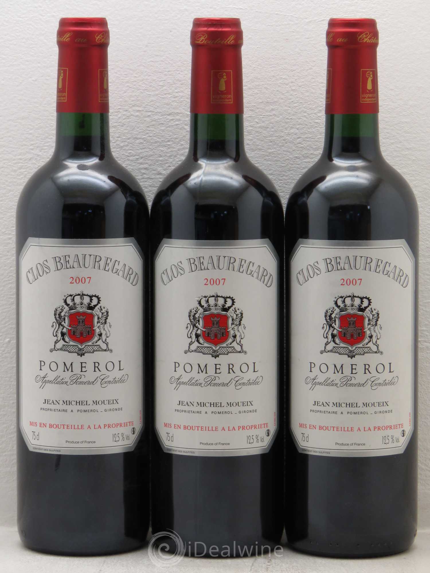 Clos Beauregard 2007 - Lot de 6 bouteilles - 2