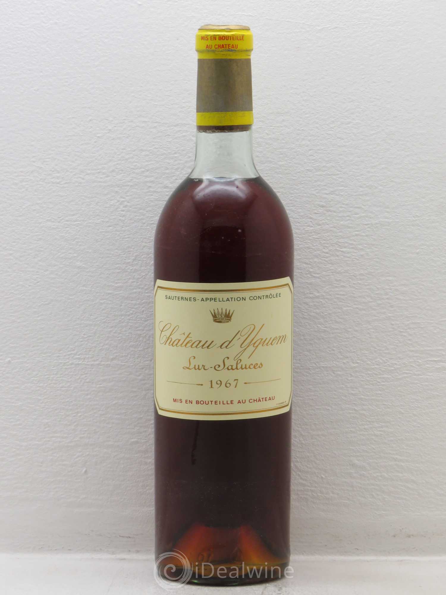 Château d' Yquem 1er Cru Classé Supérieur 1967 - Lotto di 1 bottiglia - 0