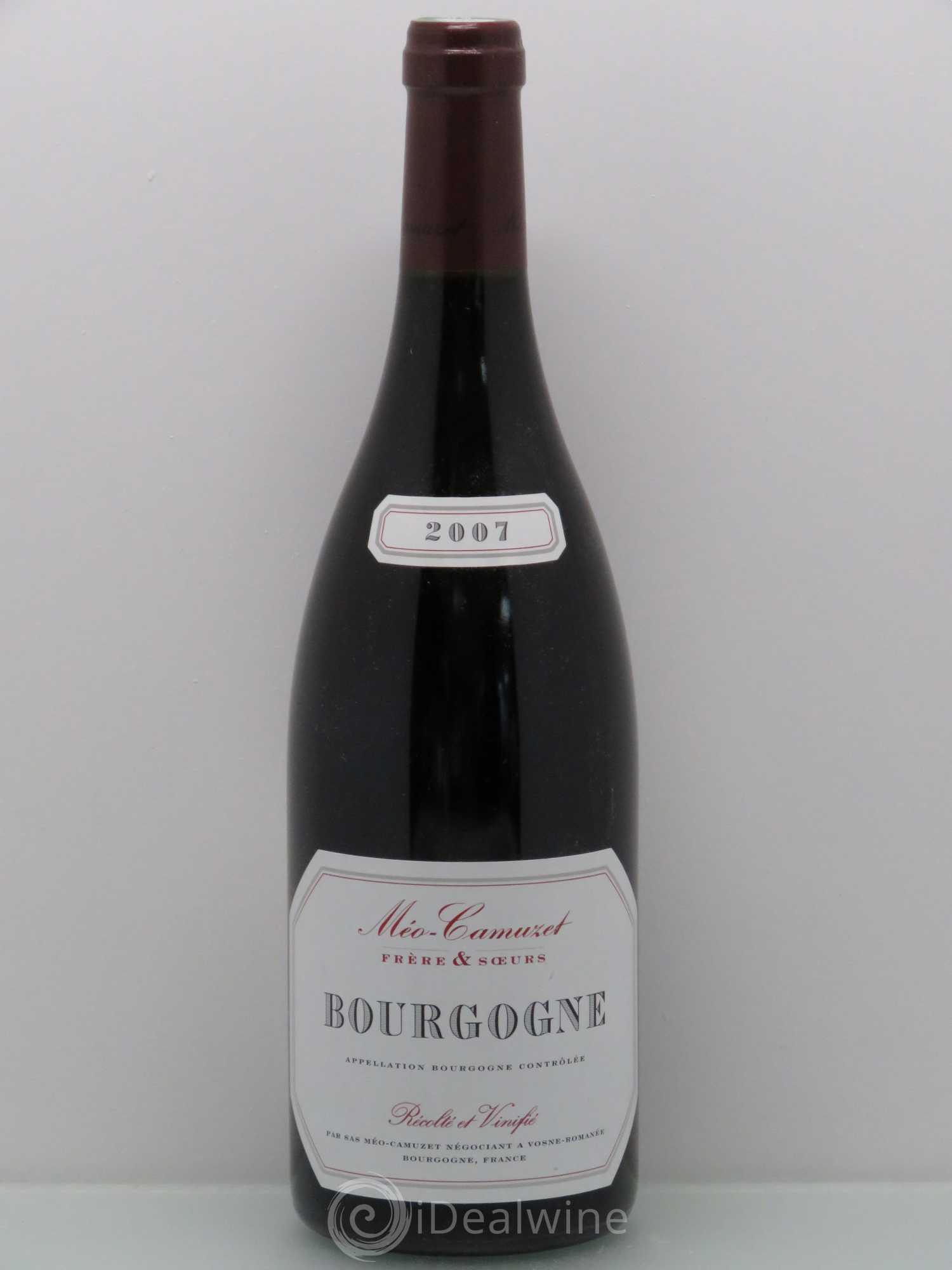 Bourgogne Méo-Camuzet (Domaine) 2007 - Lot de 1 bouteille - 0