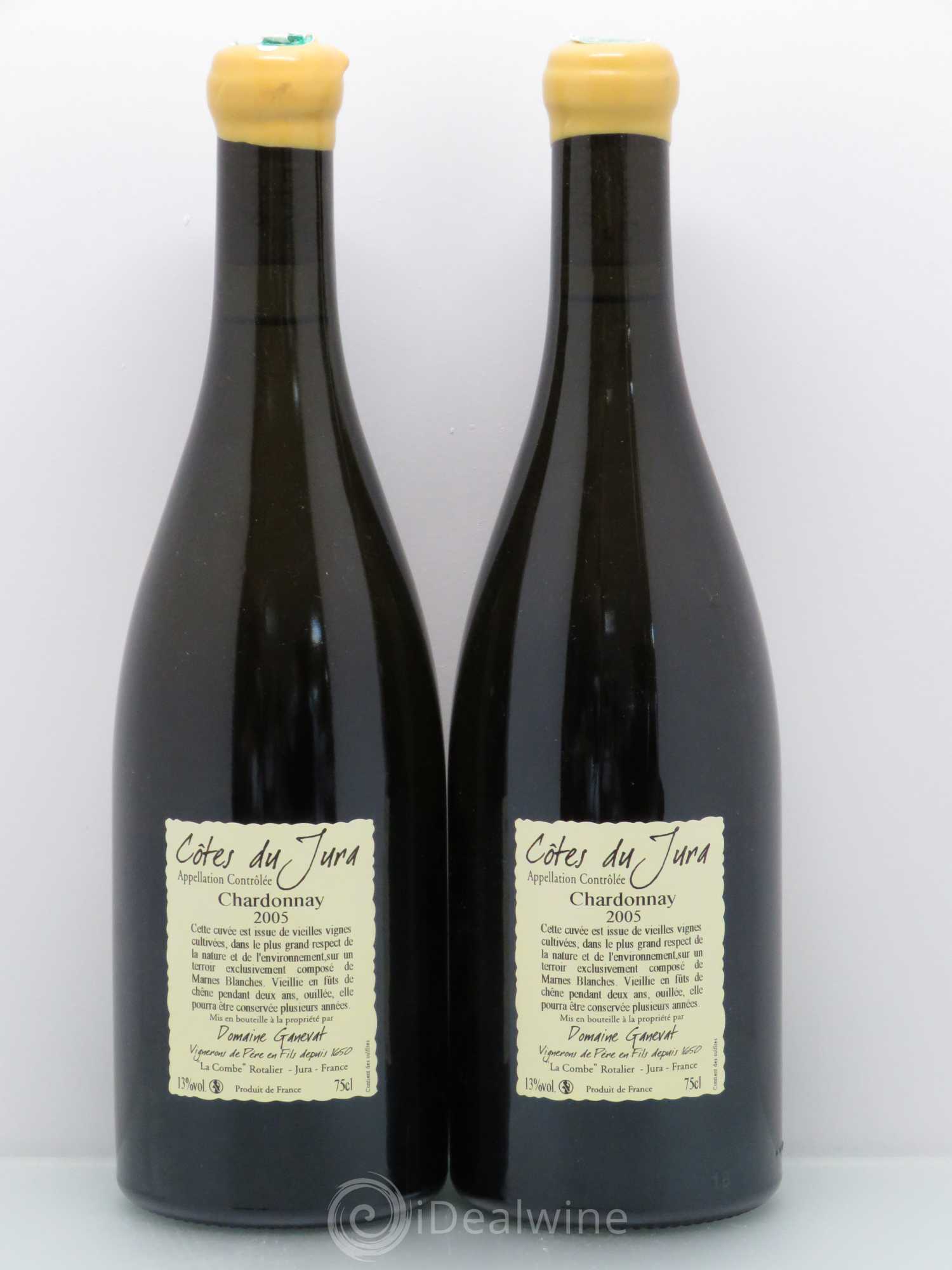 Côtes du Jura Les Grands Teppes Vieilles Vignes Jean-François Ganevat (Domaine) 2005 - Lot de 2 bouteilles - 1