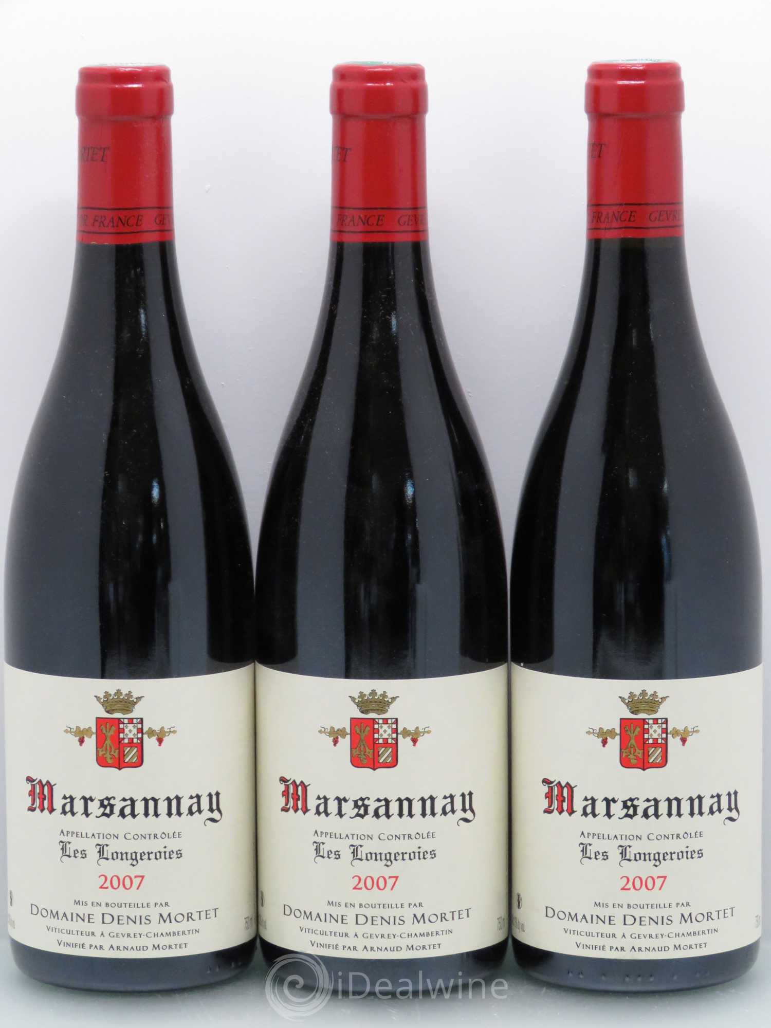 Marsannay Les Longeroies Vignes 2007 - Posten von 6 Flaschen - 2