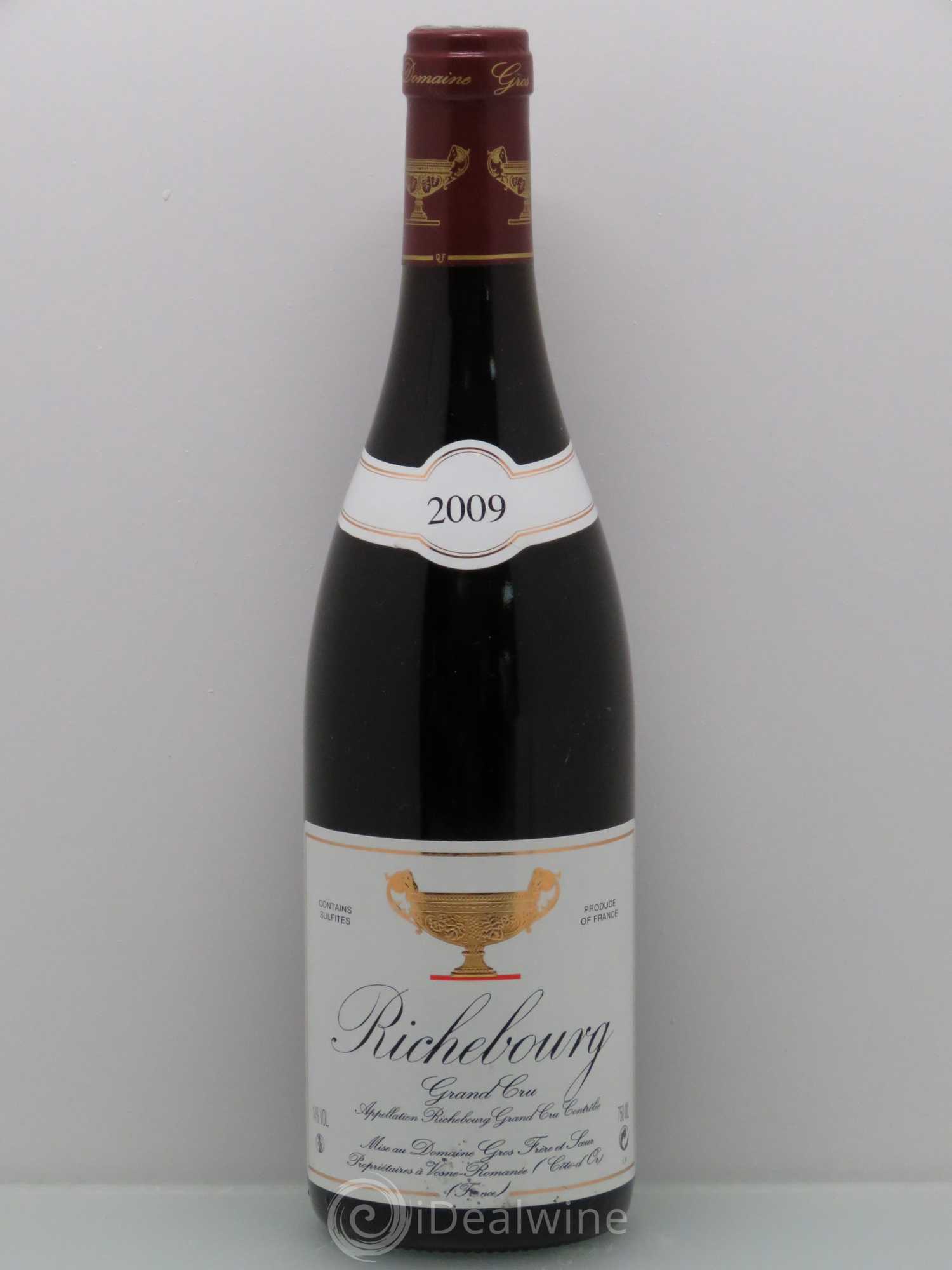 Richebourg Grand Cru Gros Frère & Soeur 2009 - Lot de 1 bouteille - 0