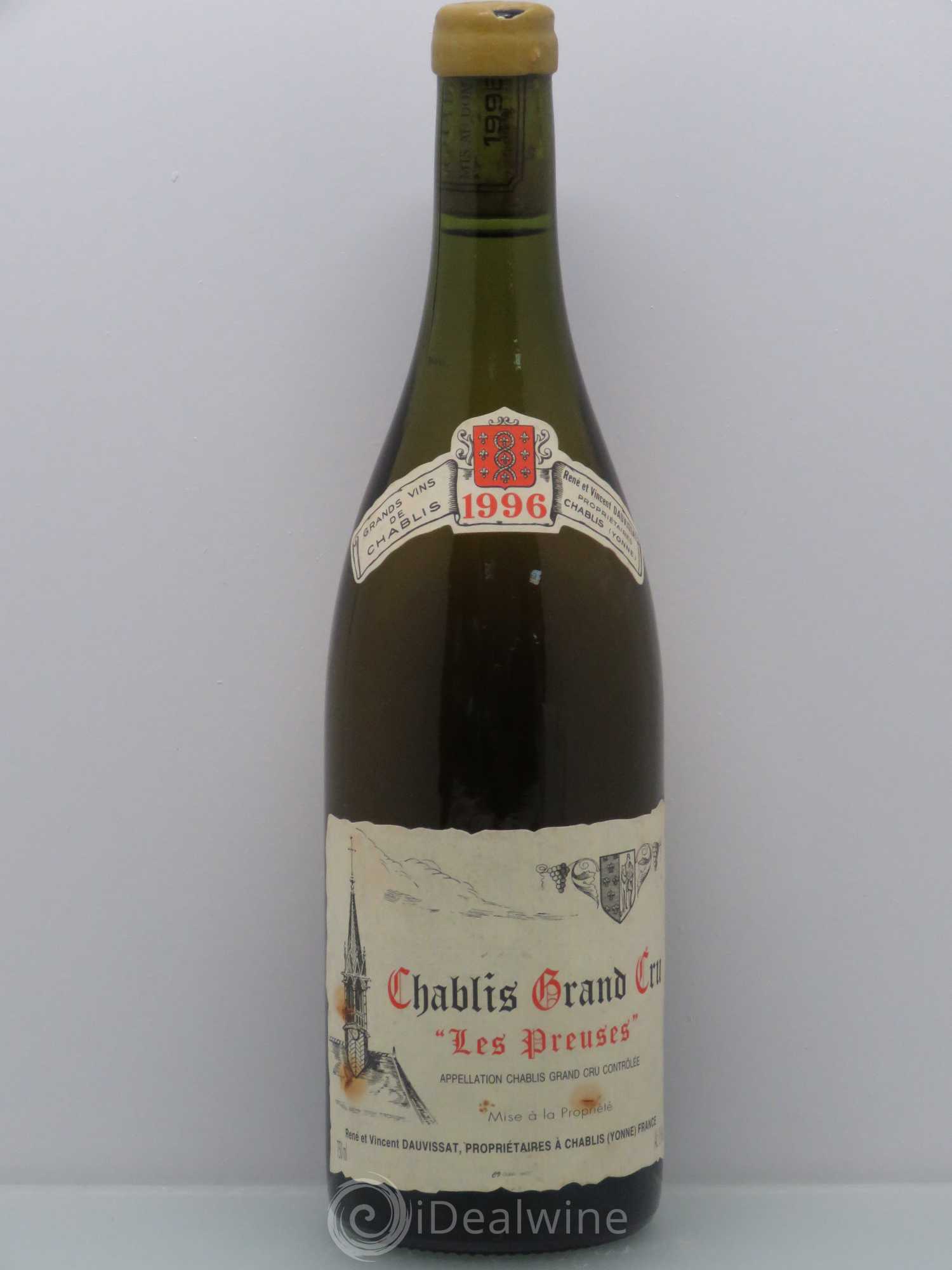 Chablis Vincent Dauvissat (Domaine) Les preuses 1996 - Posten von 1 Flasche - 0