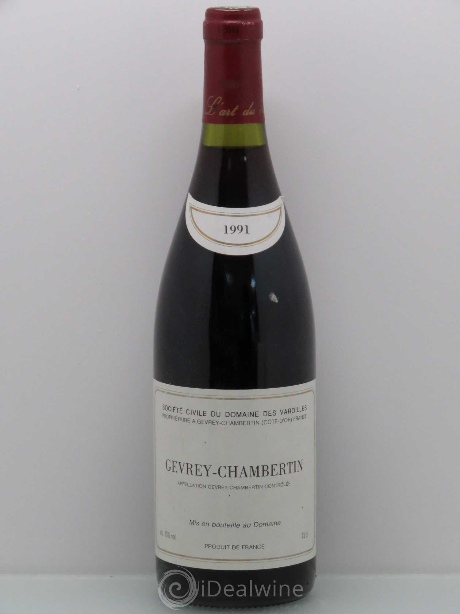 Gevrey-Chambertin Domaine De Varoilles 1991 - Posten von 1 Flasche - 0