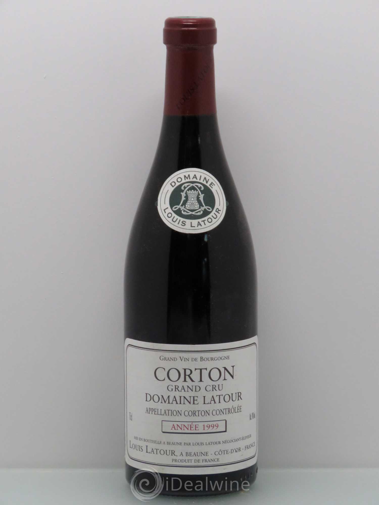 Corton Grand Cru Domaine Louis latour 1999 - Posten von 1 Flasche - 0