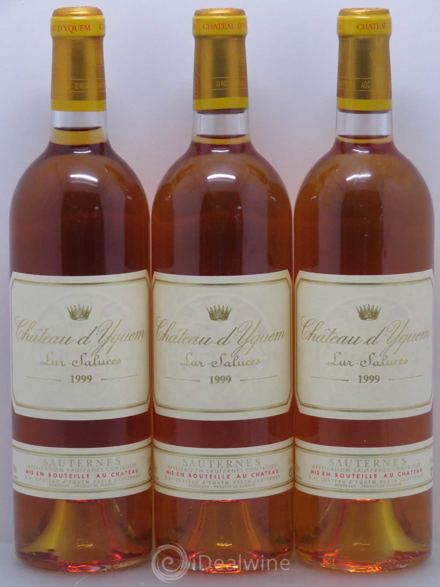 Château d' Yquem 1er Cru Classé Supérieur 1999 - Lotto di 6 bottiglie - 2