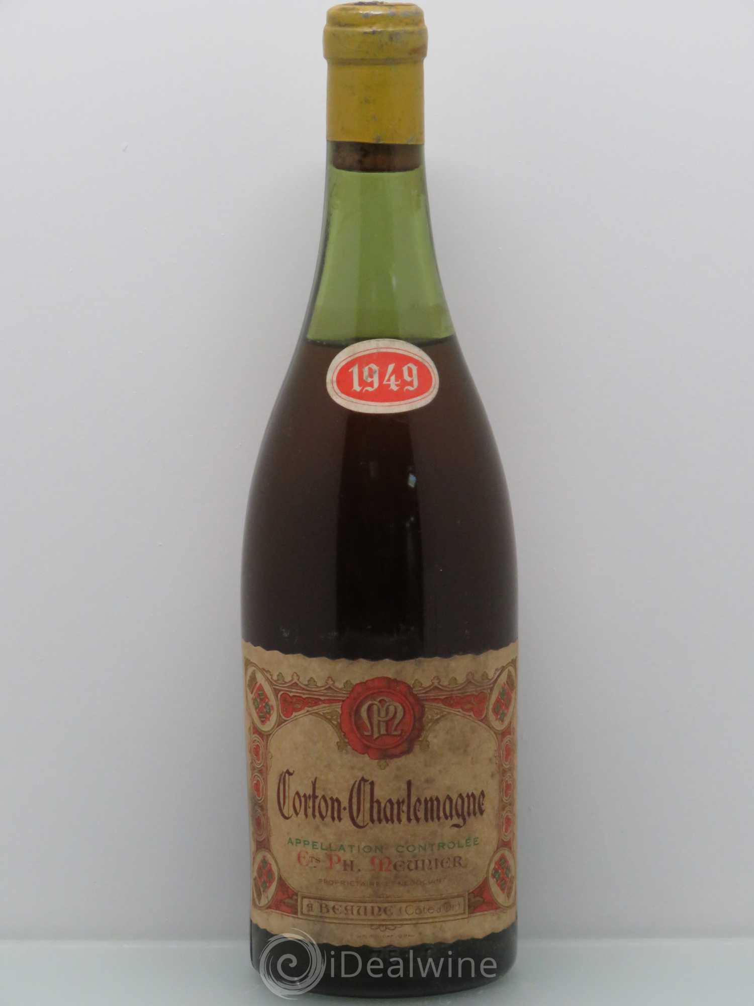 Corton-Charlemagne Grand Cru Ph.Meunier 1949 - Posten von 1 Flasche - 0