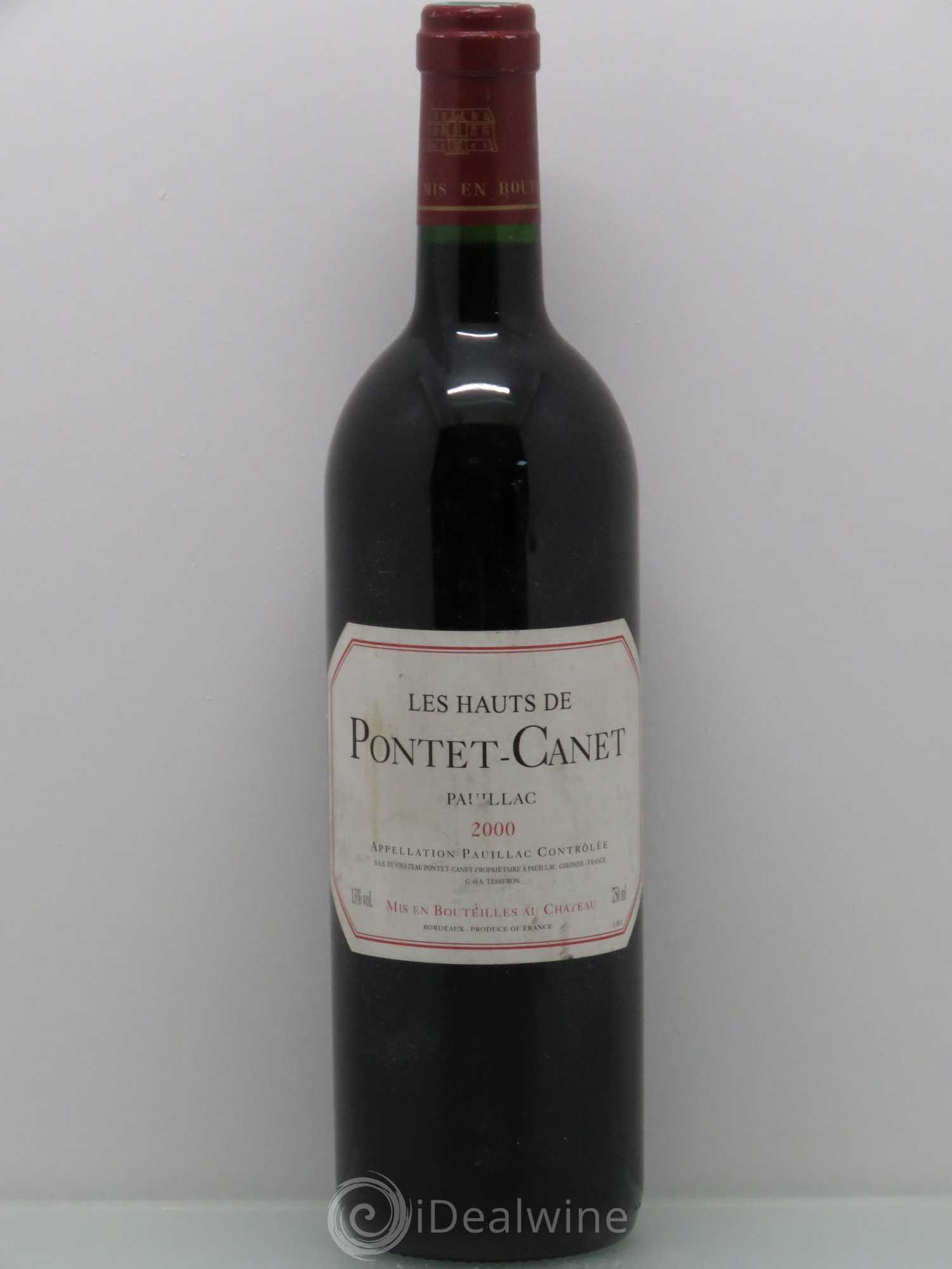 Les Hauts de Pontet-Canet Second Vin 2000 - Lot de 1 bouteille - 0