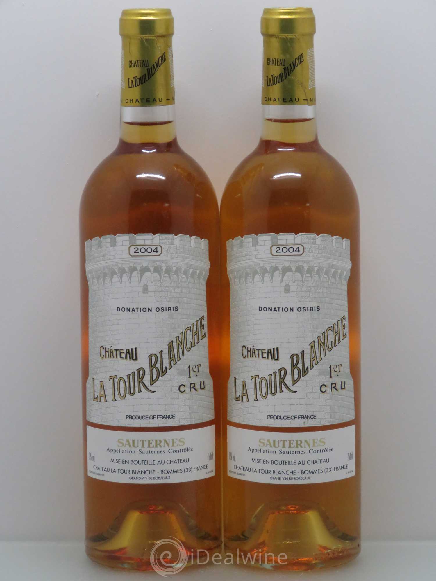 Château la Tour Blanche 1er Grand Cru Classé (senza prezzo di riserva) 2004 - Lotto di 2 bottiglie - 0