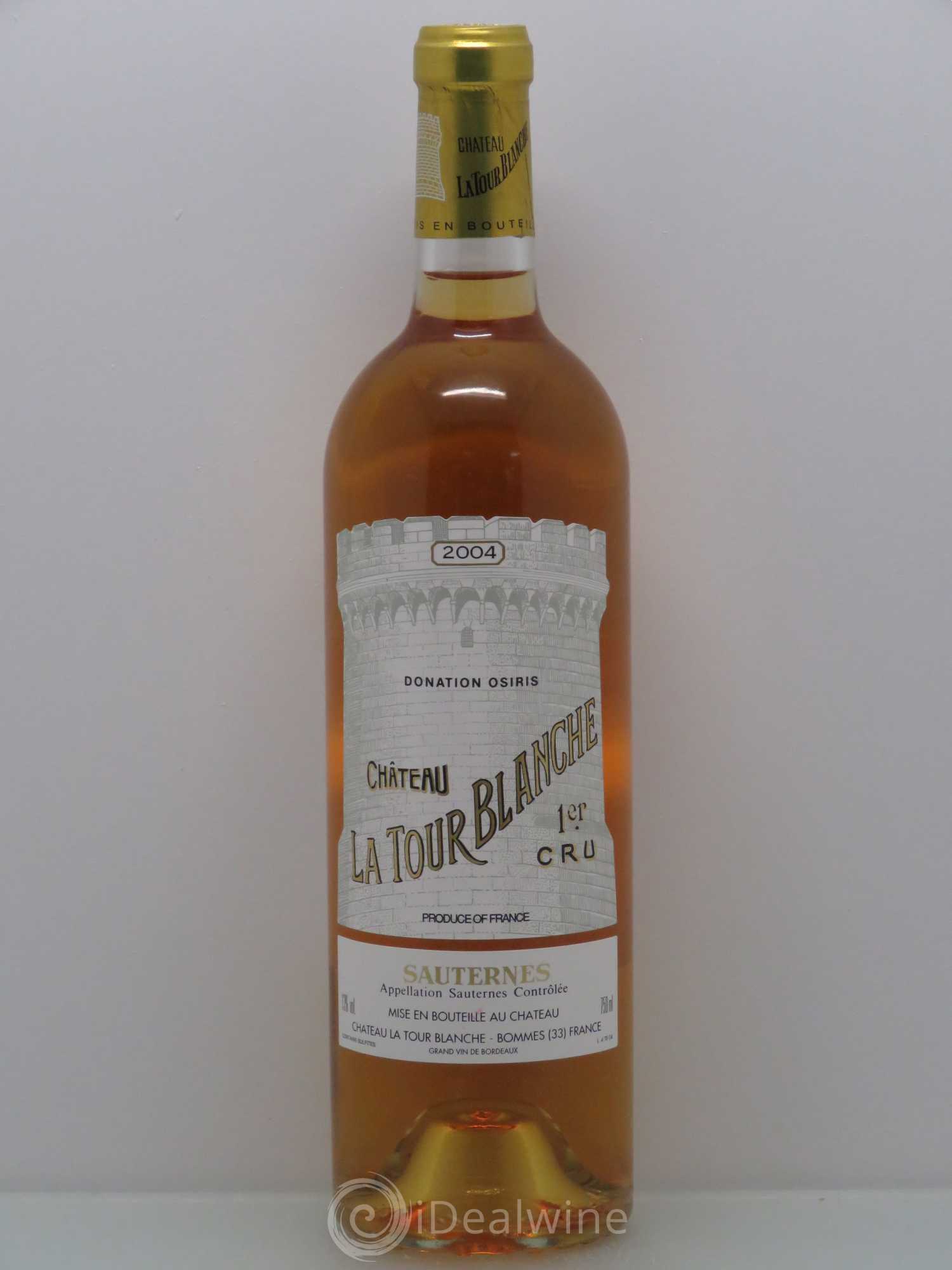 Château la Tour Blanche 1er Grand Cru Classé (senza prezzo di riserva) 2004 - Lotto di 1 bottiglia - 0