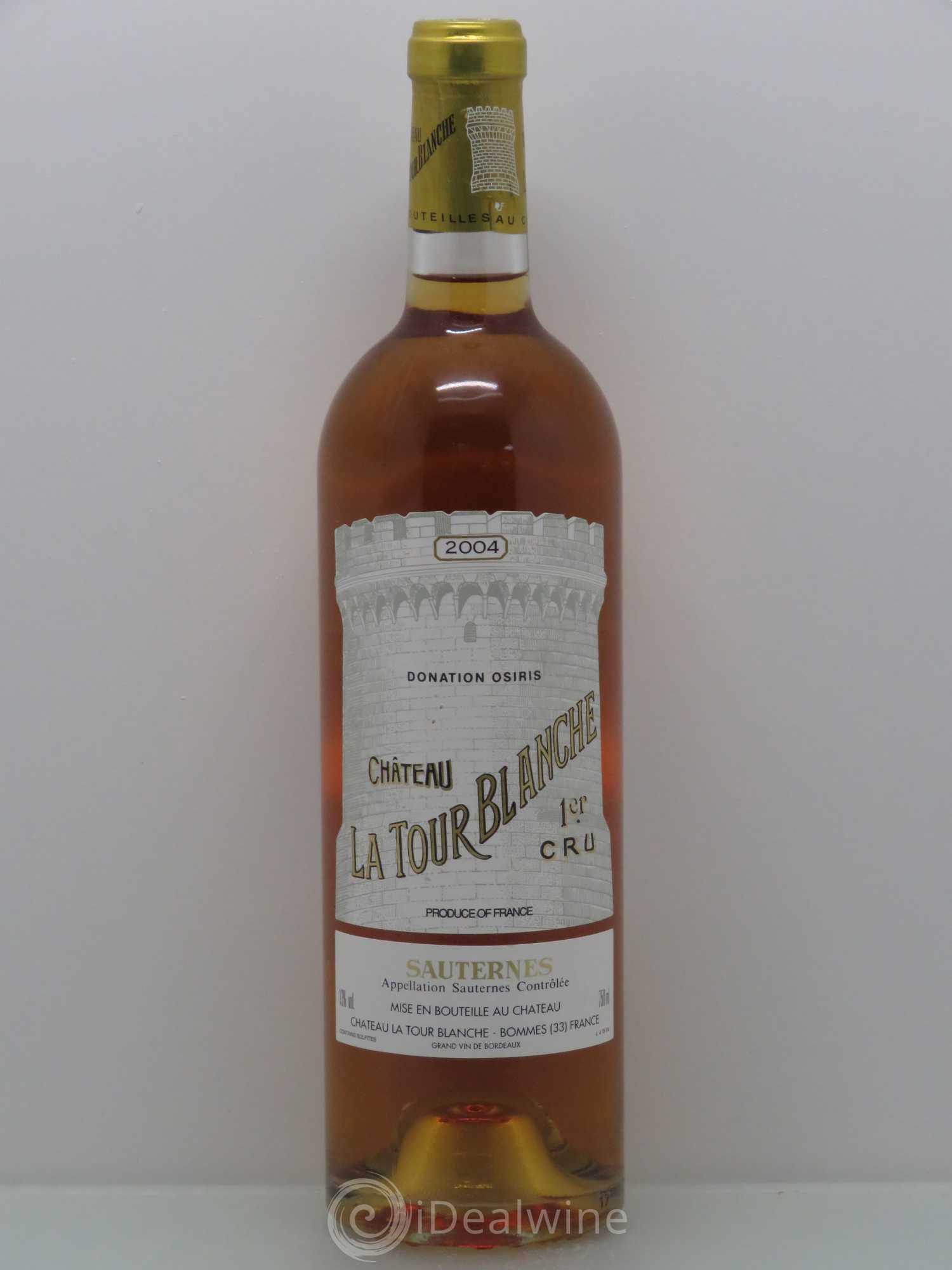 Château la Tour Blanche 1er Grand Cru Classé (senza prezzo di riserva) 2004 - Lotto di 1 bottiglia - 0