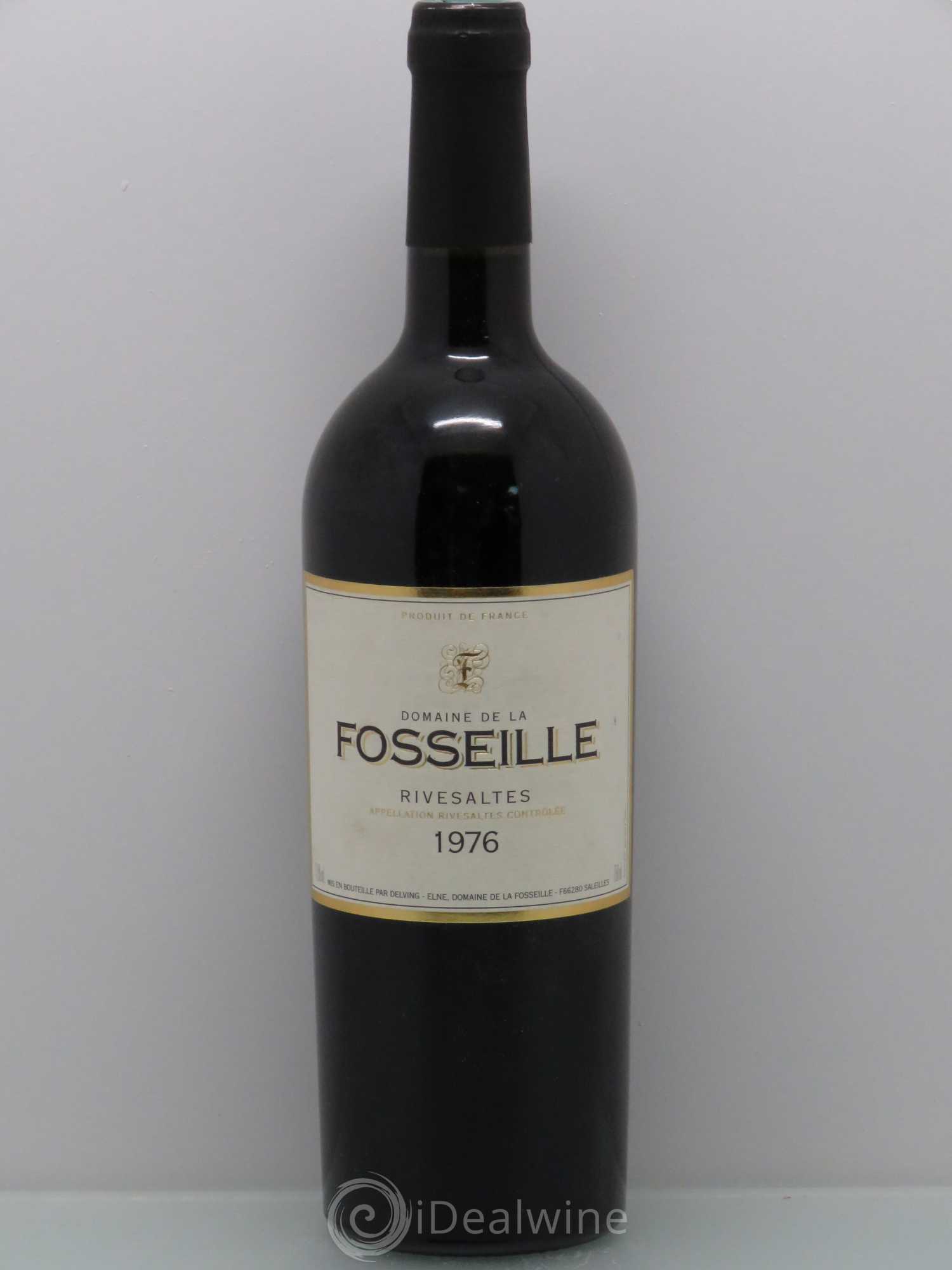 Rivesaltes La Fosseille (Domaine) 1976 - Posten von 1 Flasche - 0