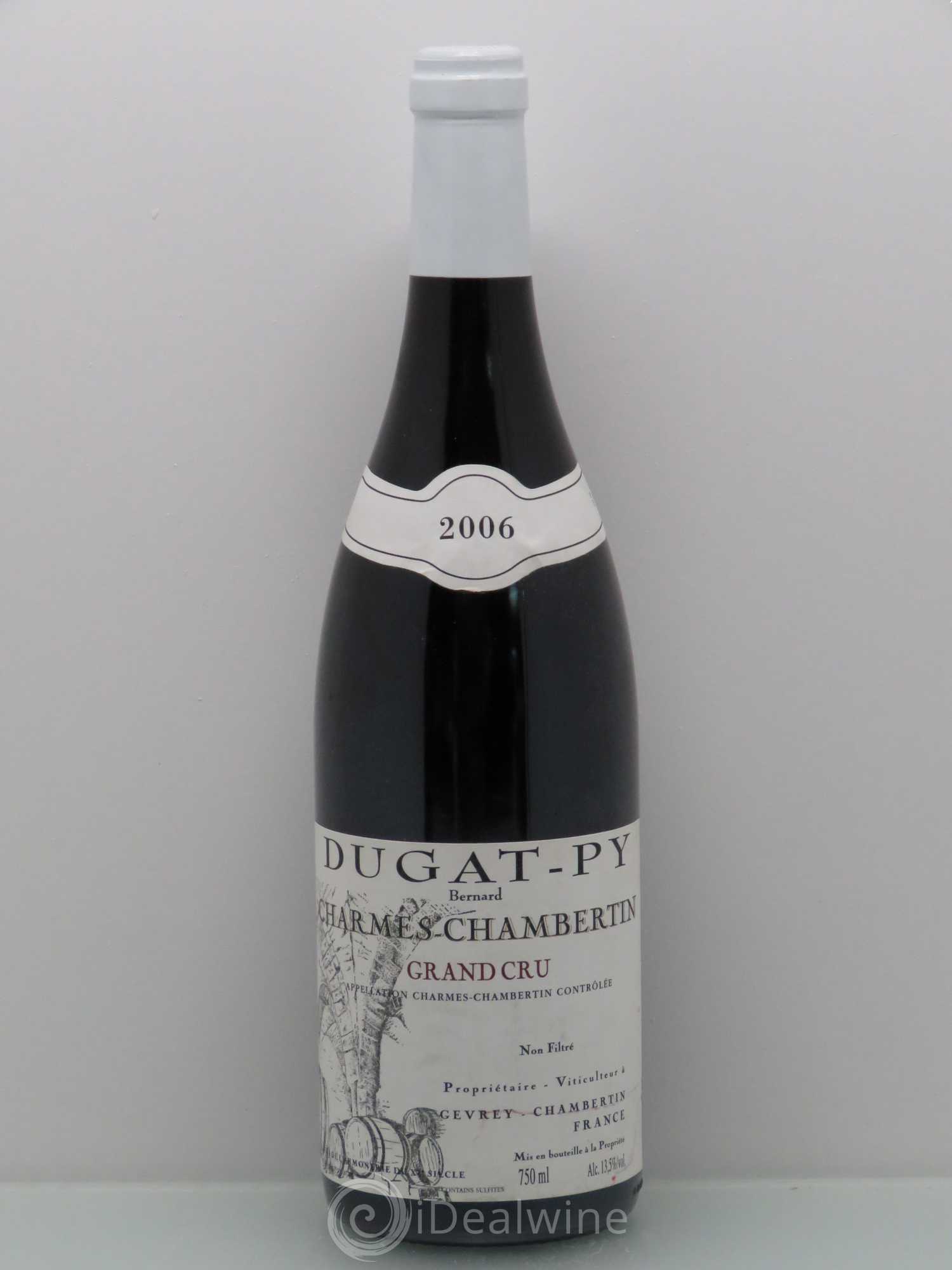 Charmes-Chambertin Grand Cru Dugat-Py 2006 - Lot de 1 bouteille - 0