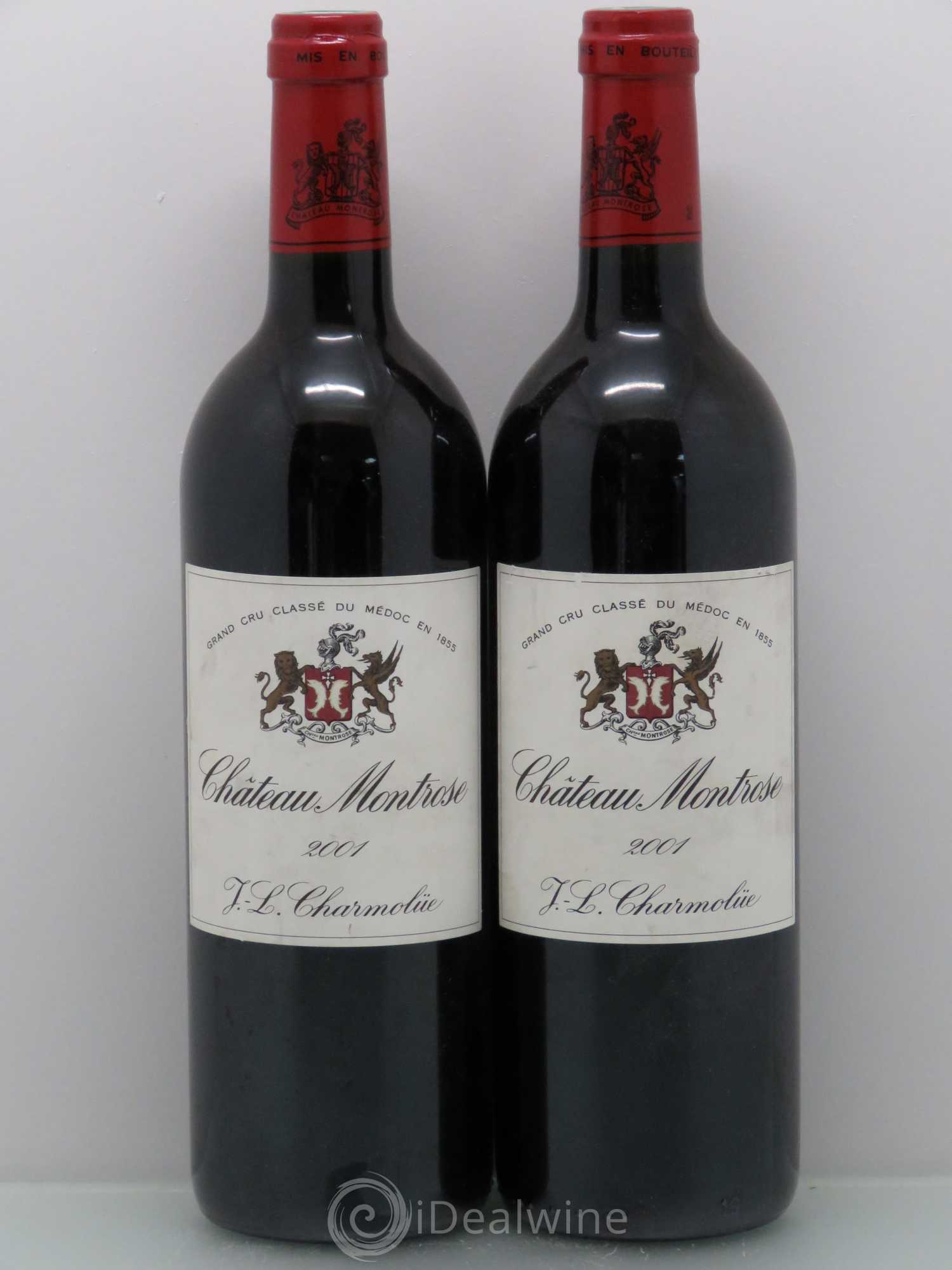 Château Montrose 2ème Grand Cru Classé 2001 - Lot de 2 bouteilles - 0