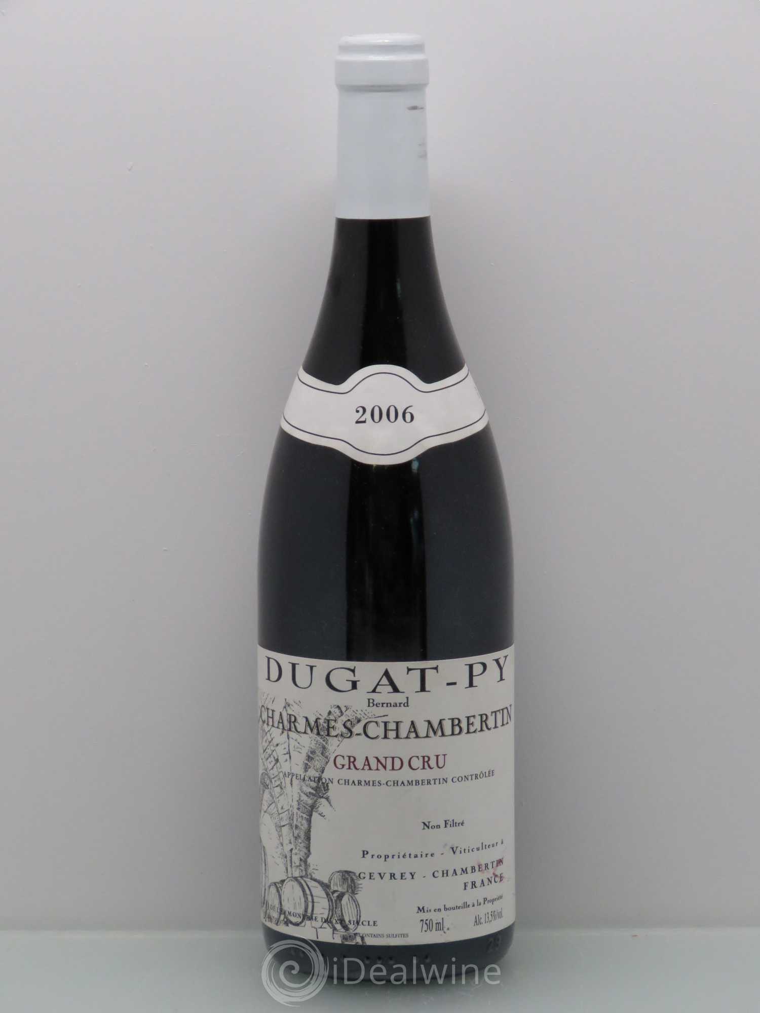 Charmes-Chambertin Grand Cru Dugat-Py 2006 - Lot de 1 bouteille - 0