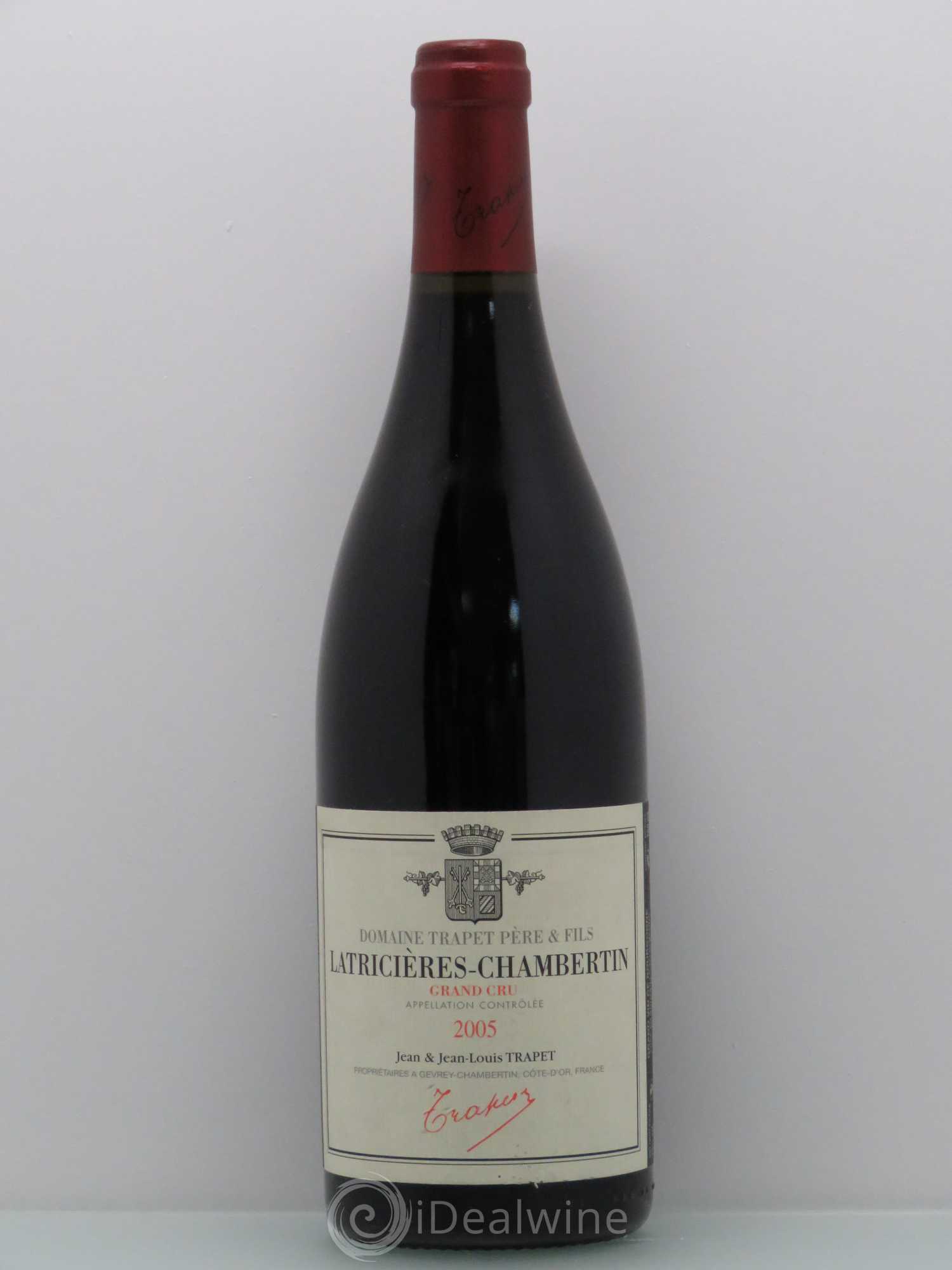 Latricières-Chambertin Grand Cru Trapet (sans prix de réserve) 2005 - Lot de 1 bouteille - 0