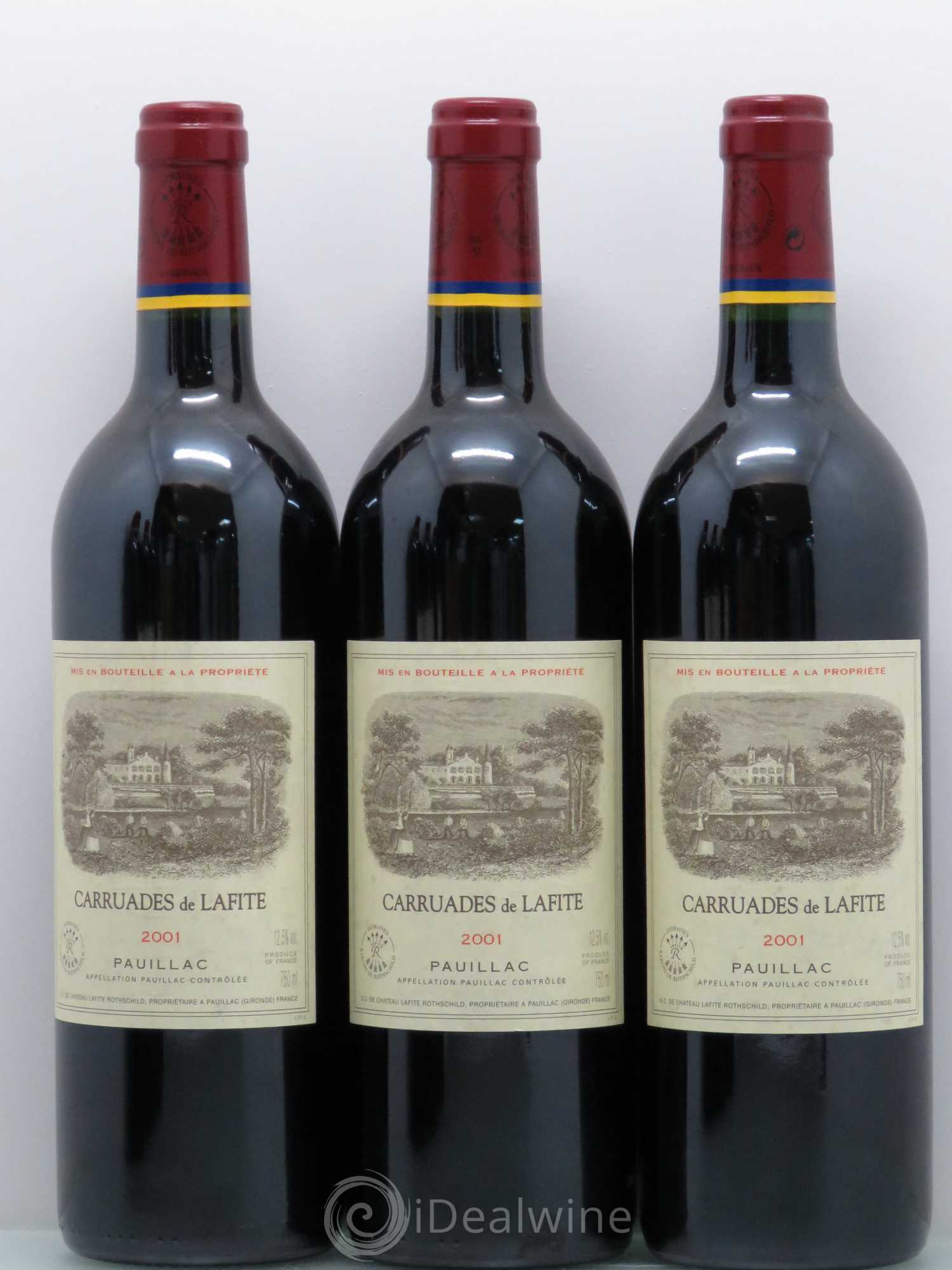 Carruades de Lafite Rothschild Second Vin 2001 - Lot de 6 bouteilles - 1