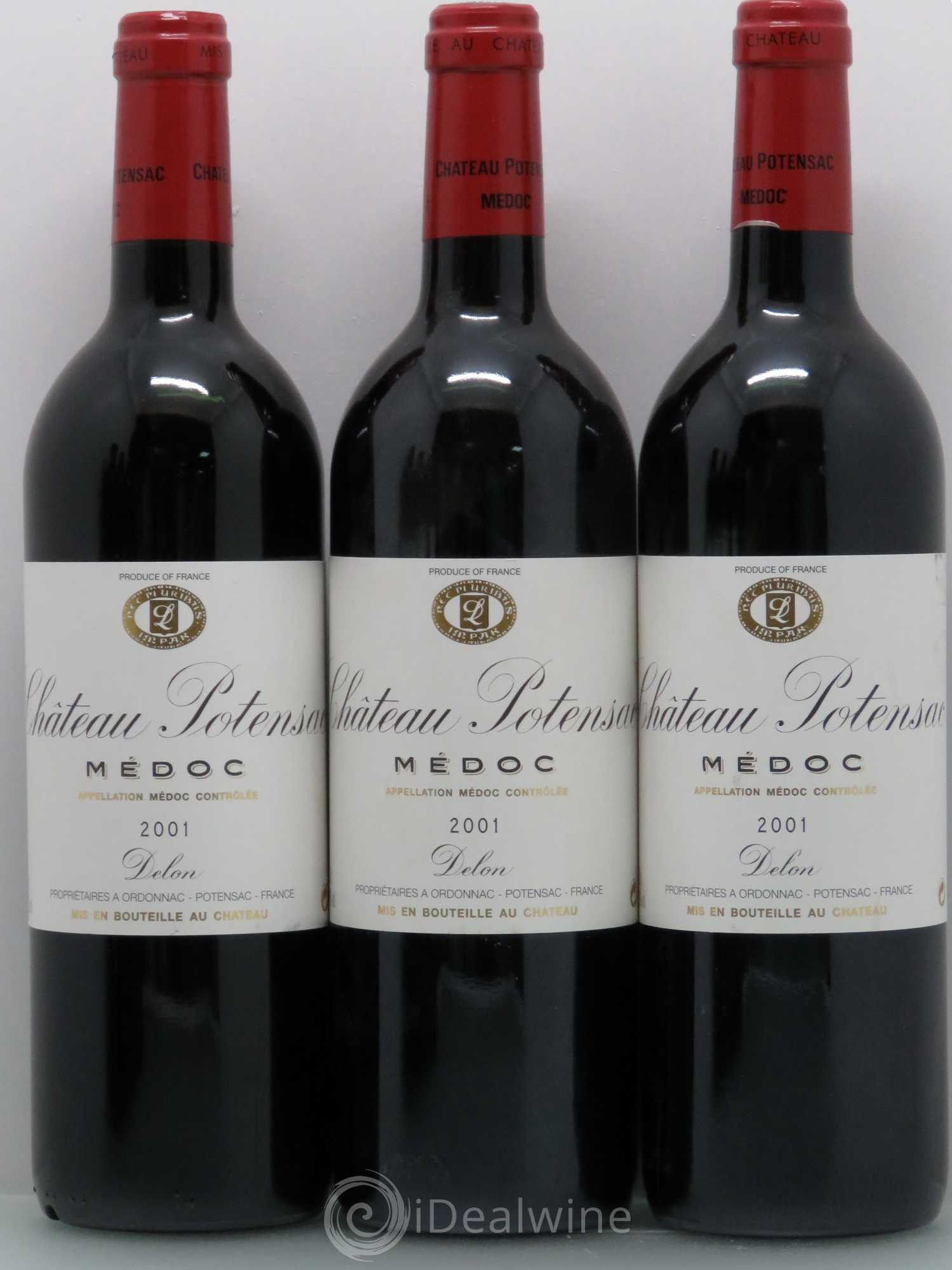Château Potensac 2001 - Lot de 6 bouteilles - 1