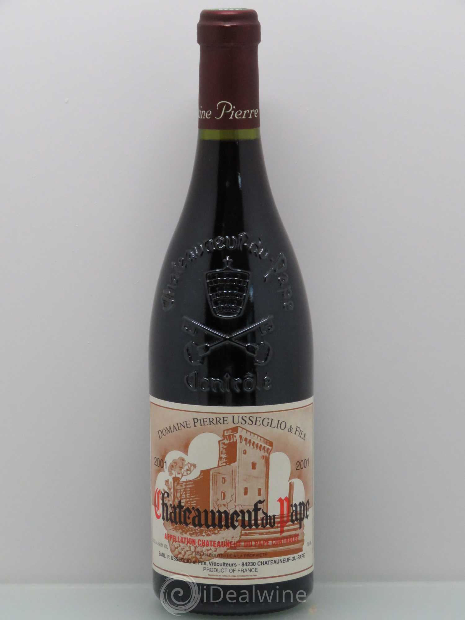 Châteauneuf-du-Pape Tradition Pierre Usseglio & Fils 2001 - Lot de 1 bouteille - 0