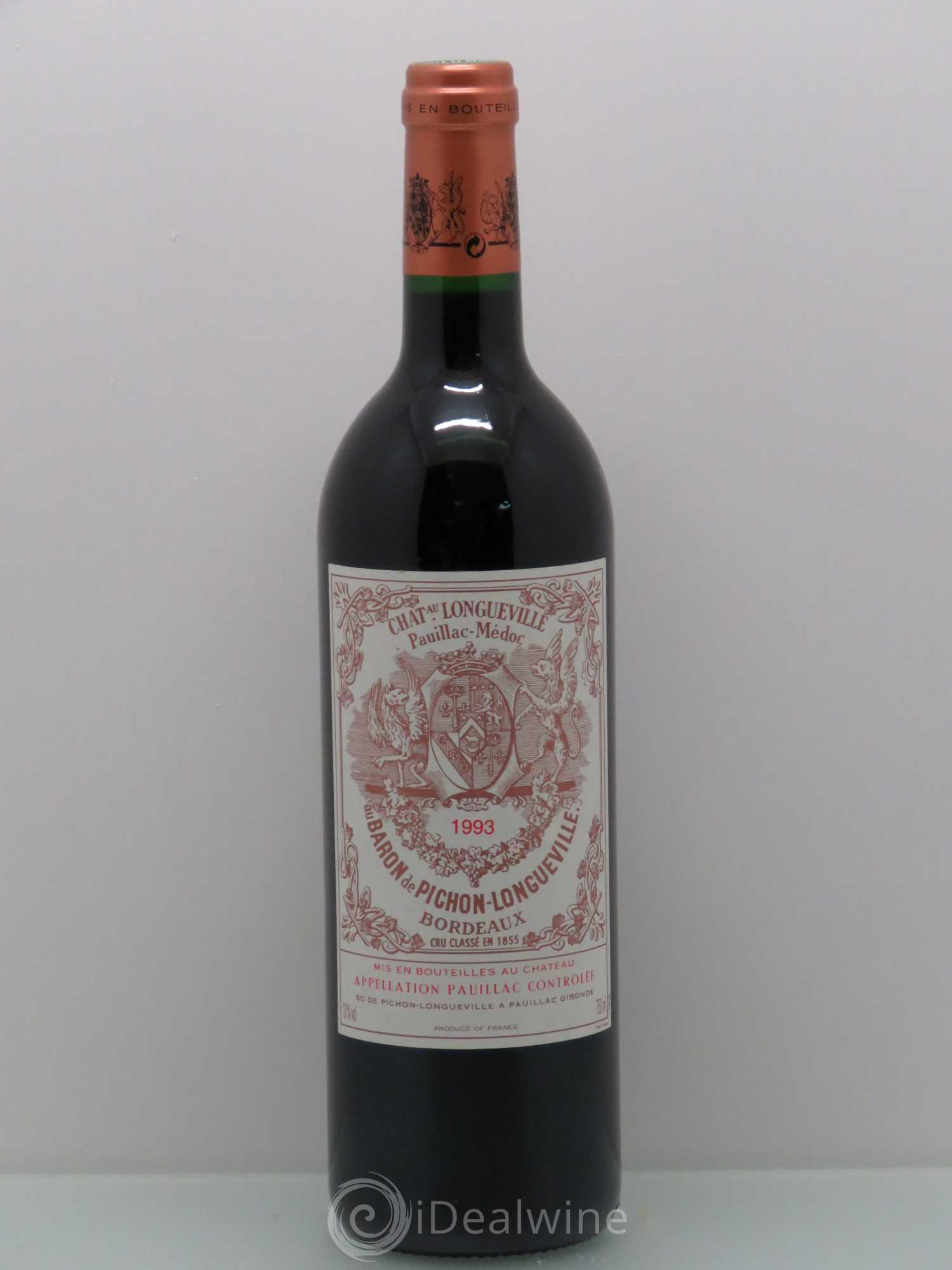 Pichon Longueville Baron 2ème Grand Cru Classé 1993 - Lot de 1 bouteille - 0