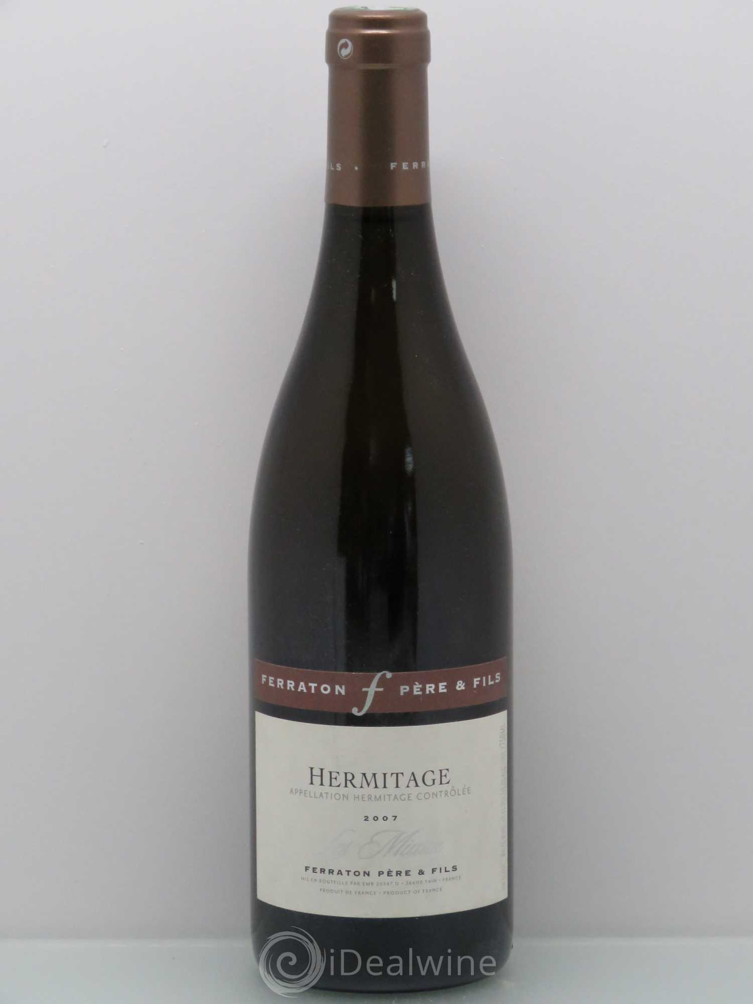 Hermitage Les Miaux Ferraton Père et Fils (Domaine) 2007 - Lot de 1 bouteille - 0